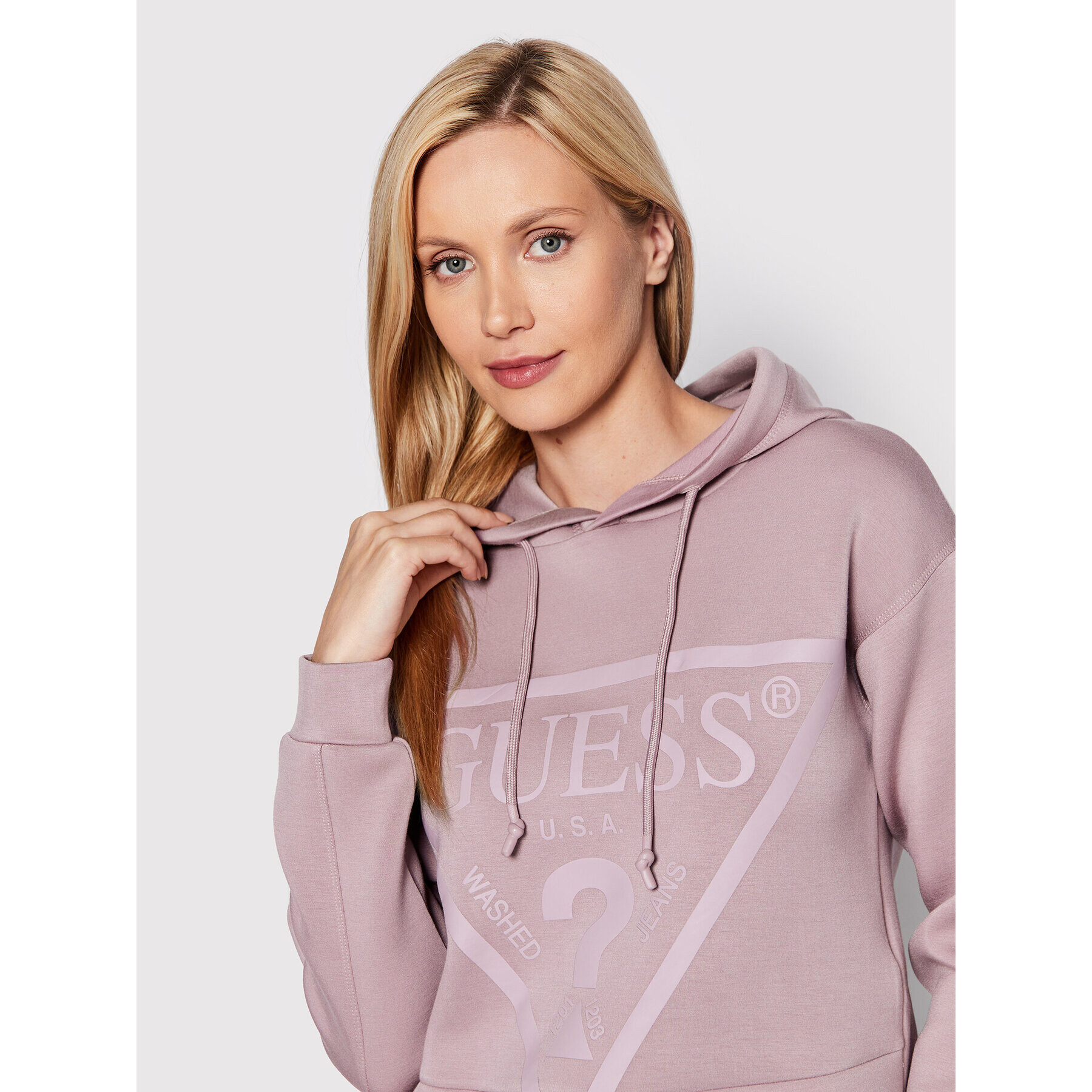 Guess Суитшърт New Alisa V2YQ08 KAMN2 Виолетов Regular Fit - Pepit.bg