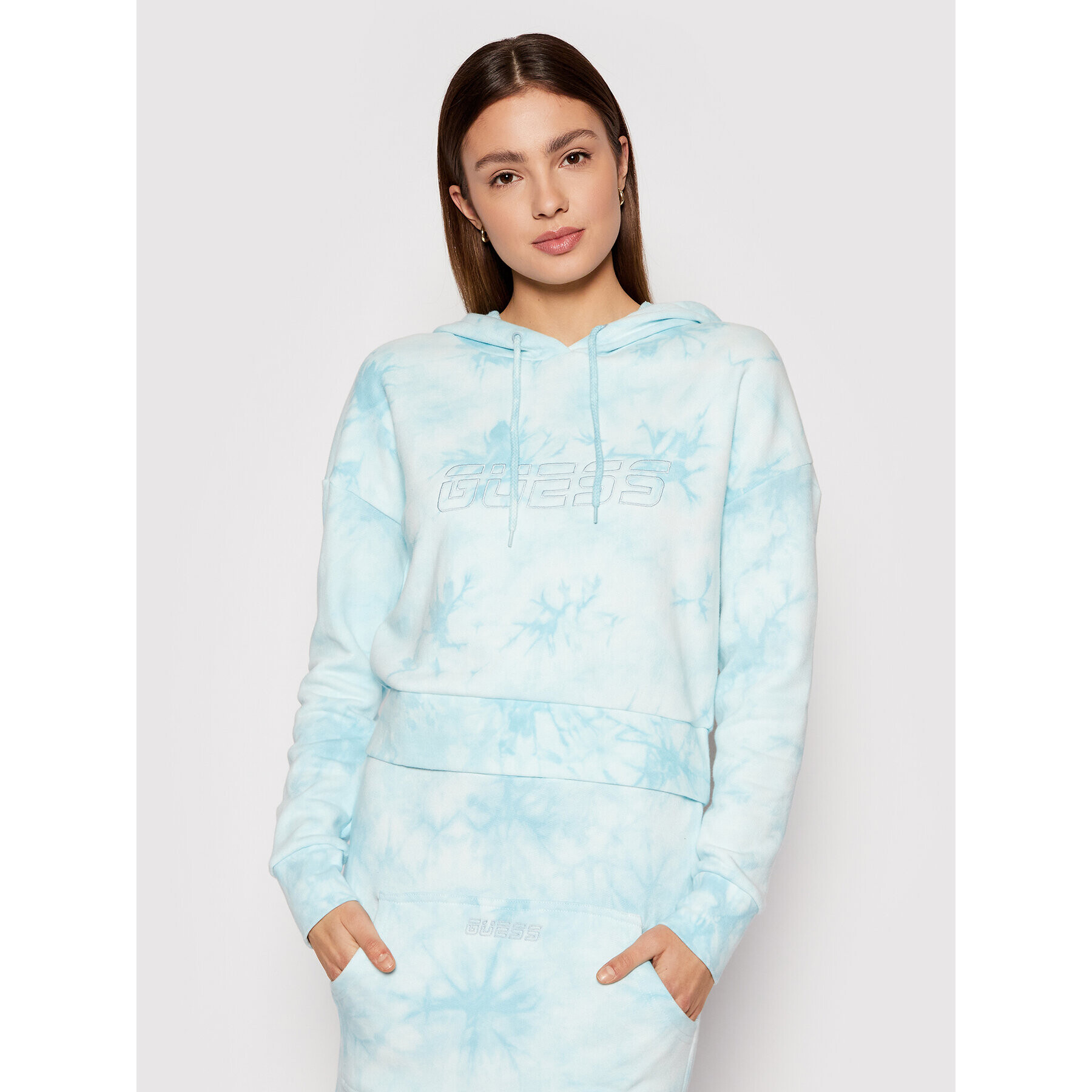 Guess Суитшърт O1GA39 K68I1 Син Regular Fit - Pepit.bg