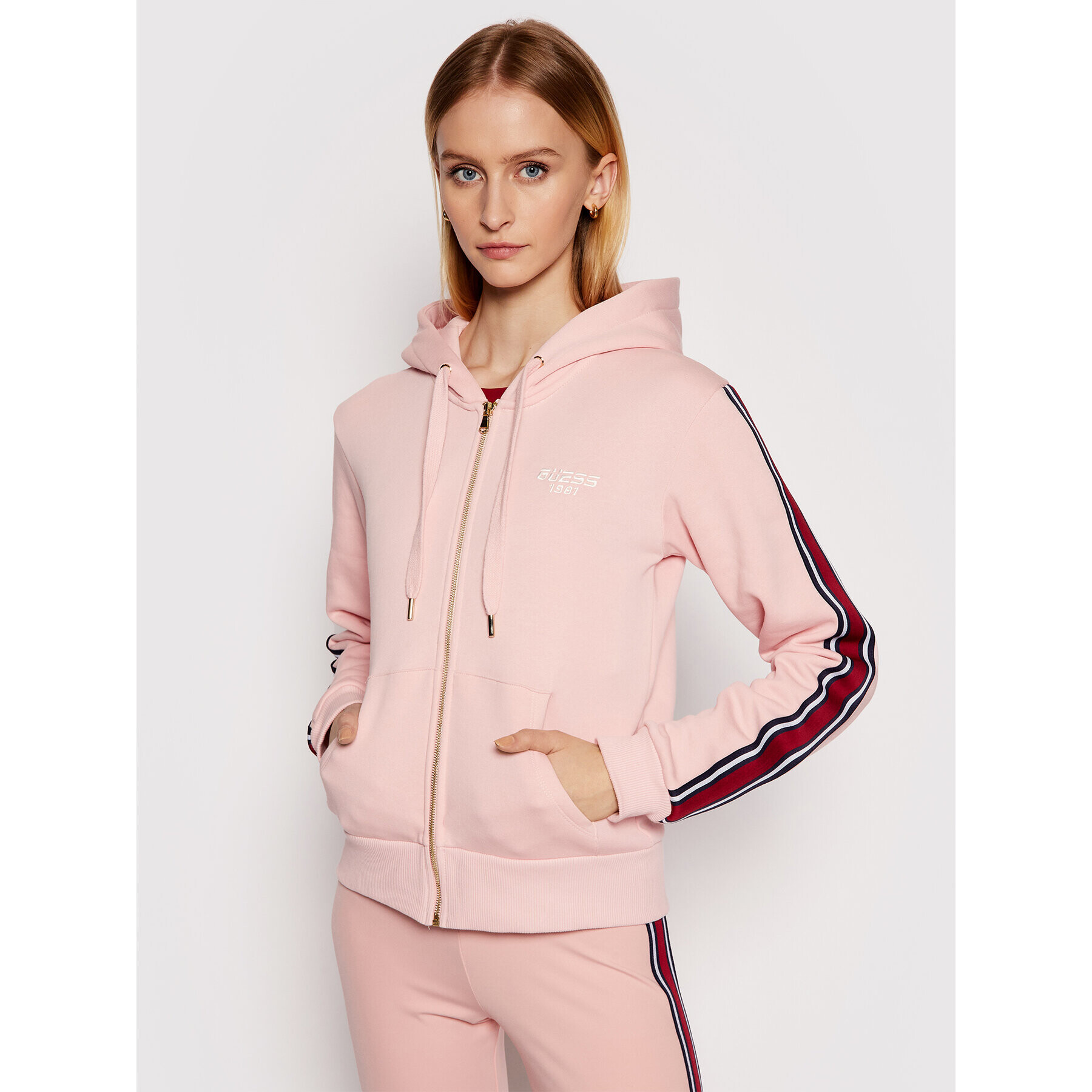 Guess Суитшърт O1RA30 FL03Q Розов Regular Fit - Pepit.bg
