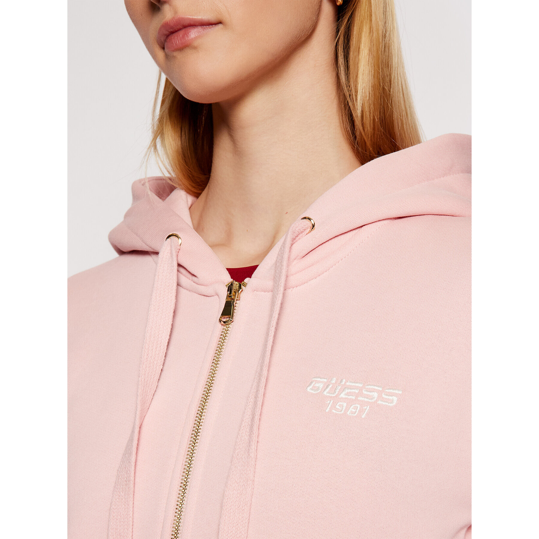 Guess Суитшърт O1RA30 FL03Q Розов Regular Fit - Pepit.bg
