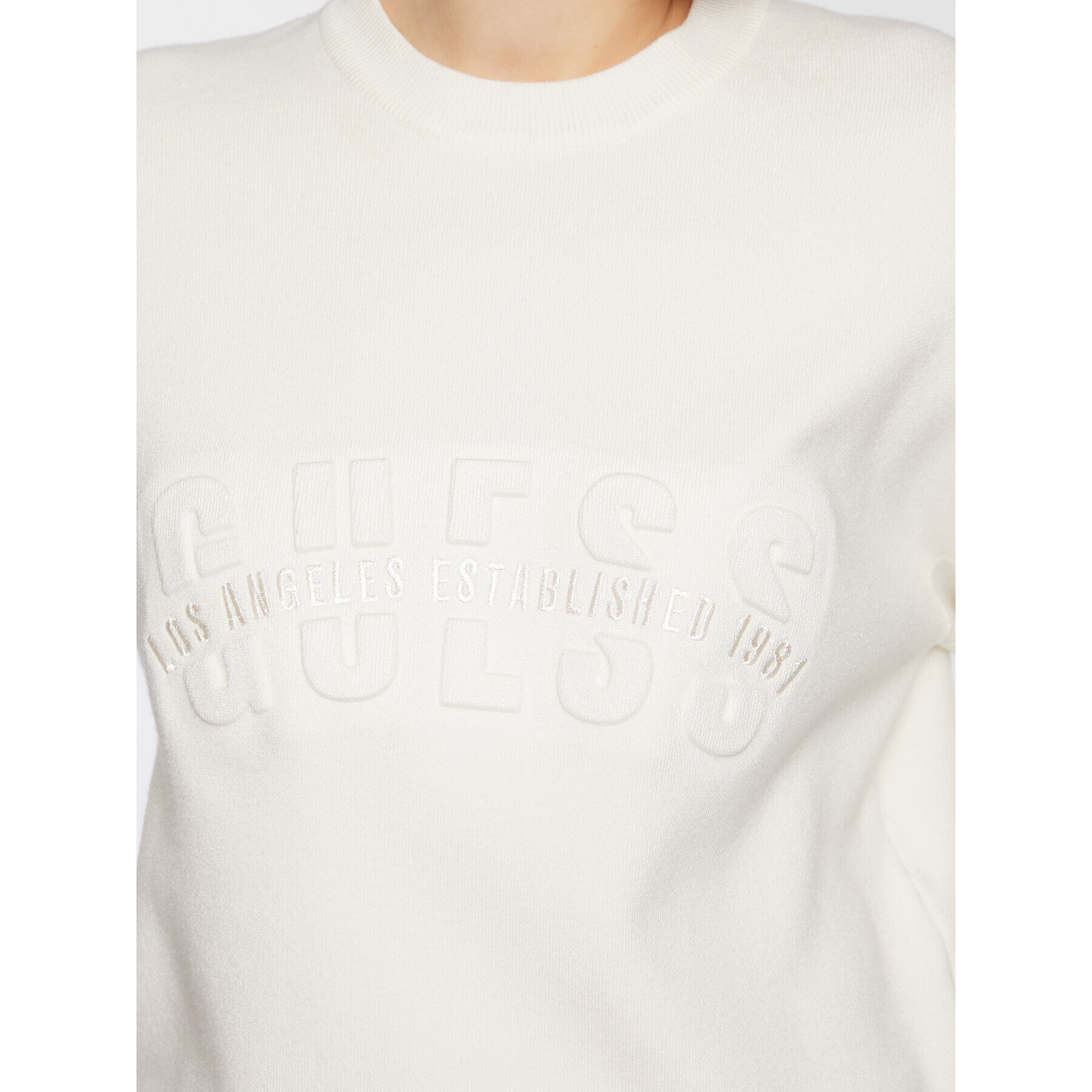 Guess Суитшърт Odette W3RR50 Z26I0 Екрю Regular Fit - Pepit.bg