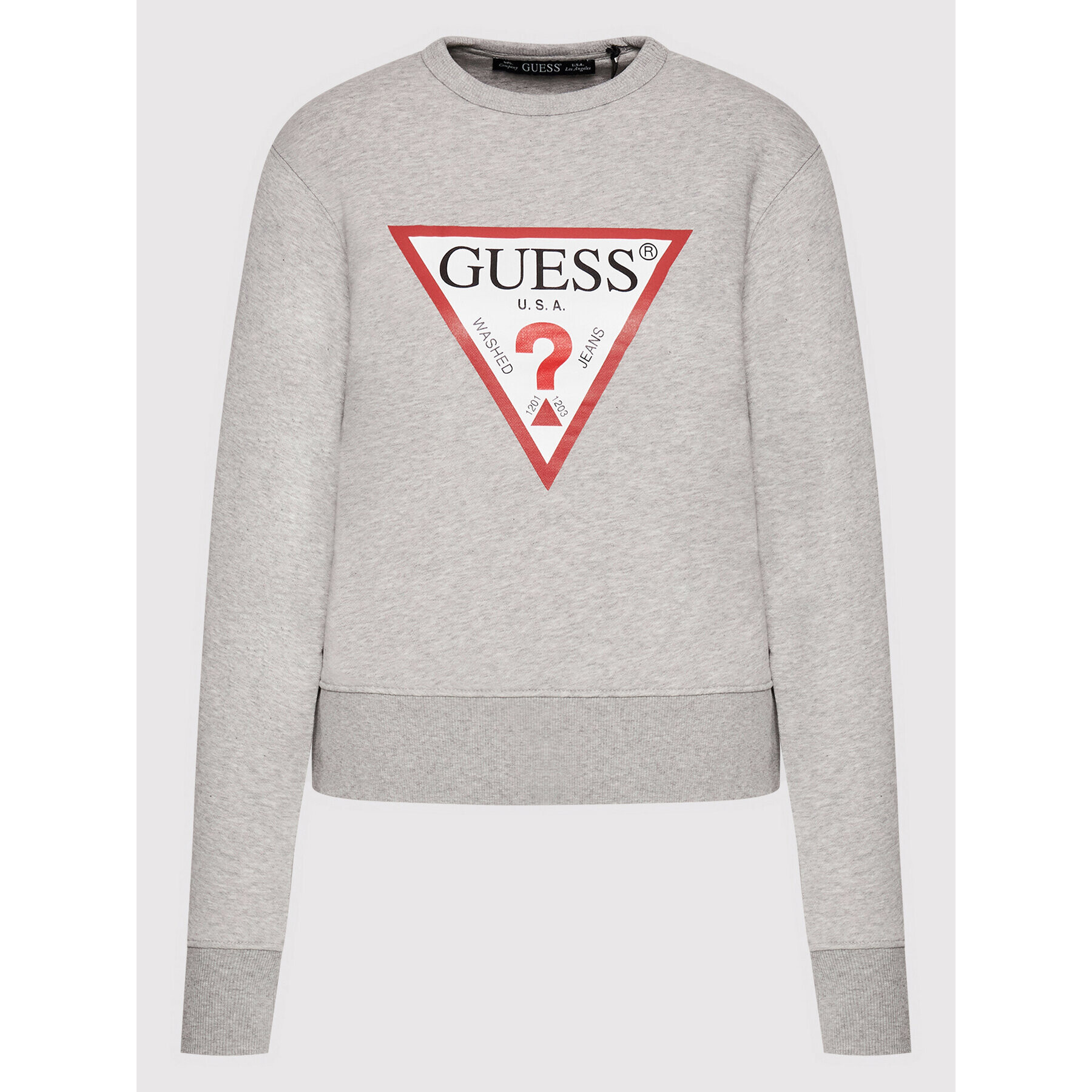 Guess Суитшърт Original W2YQ16 K9ZM1 Сив Regular Fit - Pepit.bg