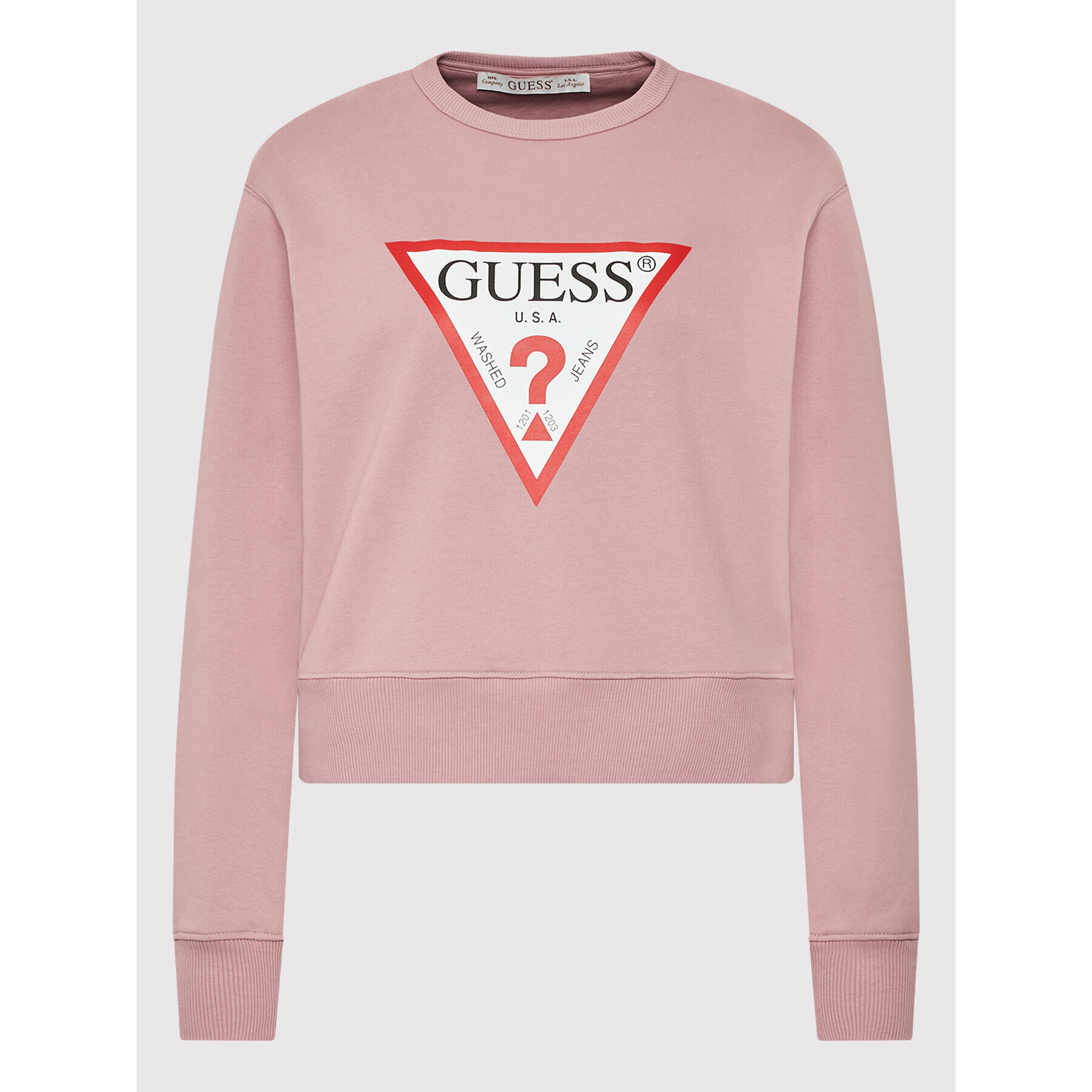 Guess Суитшърт Original W2YQ16 KBA10 Розов Regular Fit - Pepit.bg