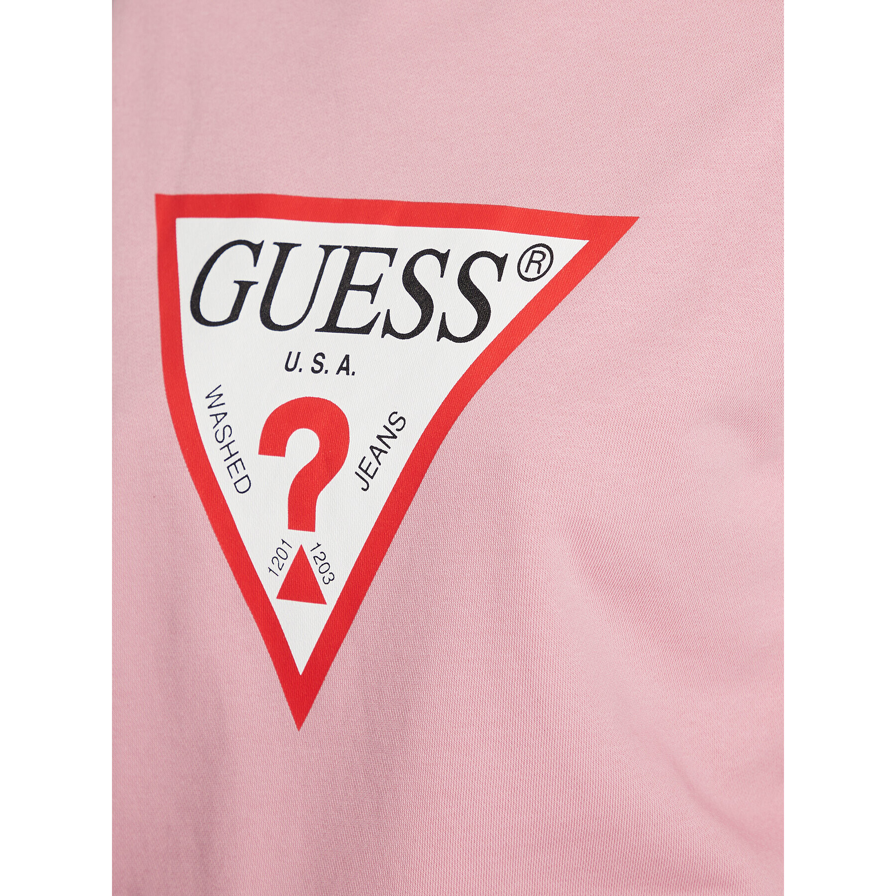 Guess Суитшърт Original W2YQ16 KBA10 Розов Regular Fit - Pepit.bg