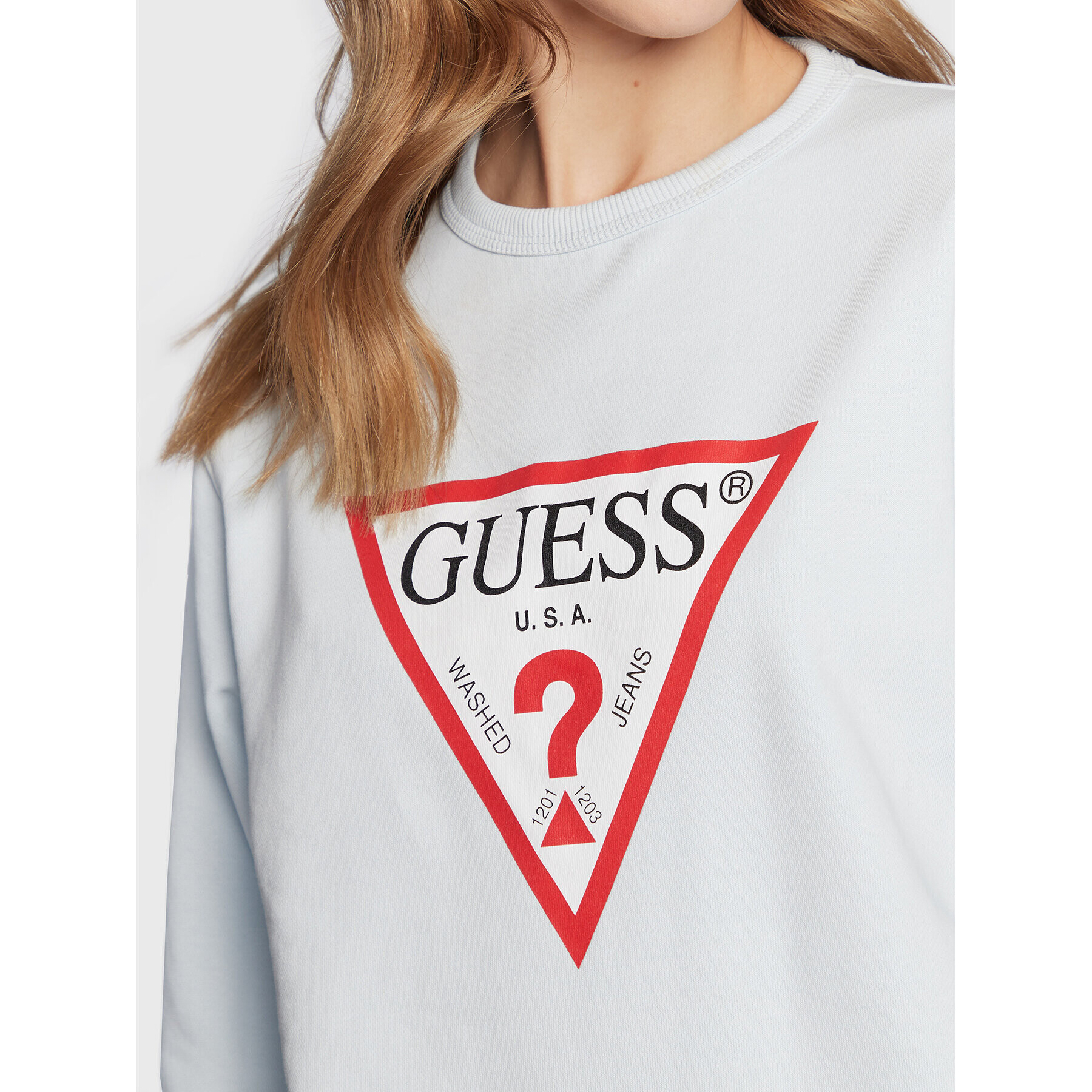 Guess Суитшърт Original W2YQ16 KBA10 Син Regular Fit - Pepit.bg