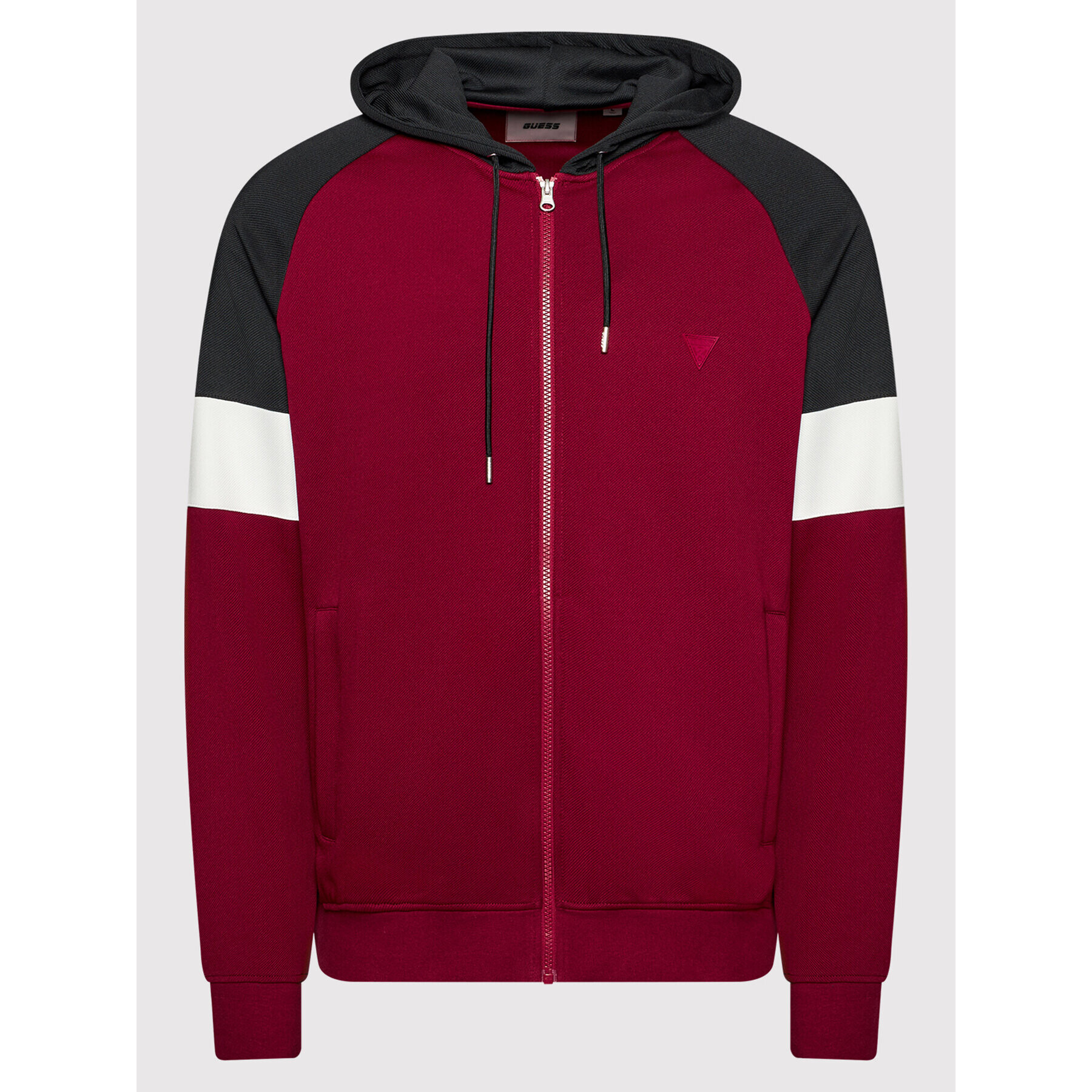 Guess Суитшърт Phil U1BA23 FL03X Бордо Regular Fit - Pepit.bg
