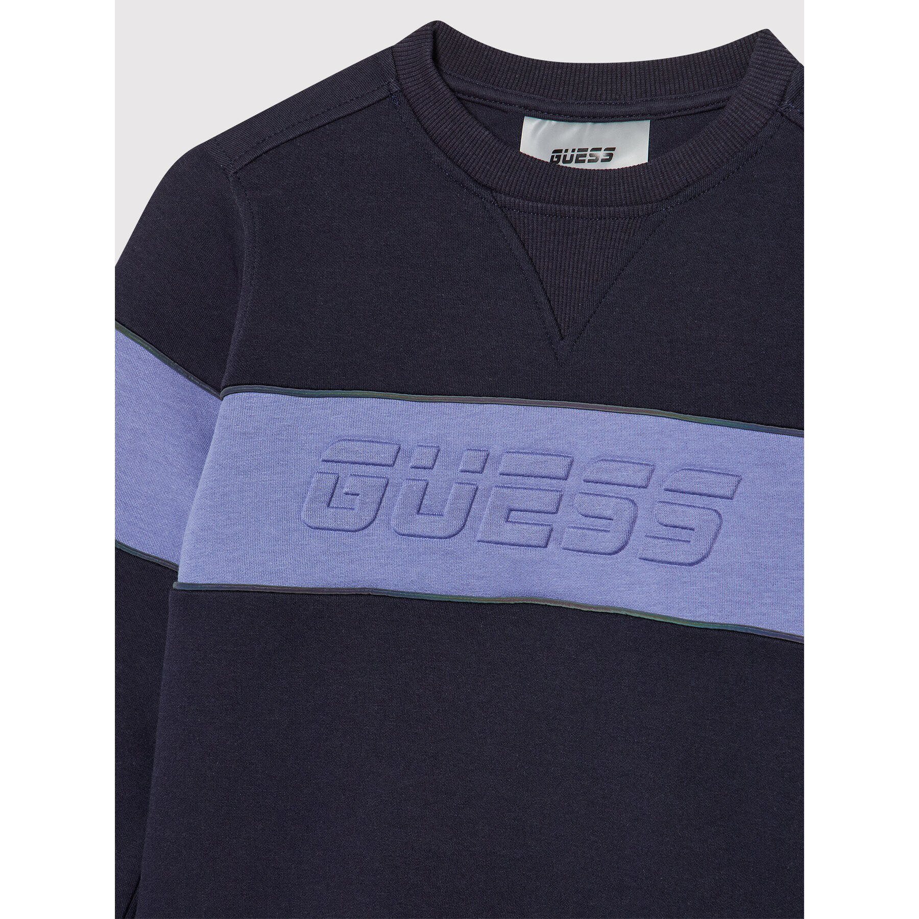 Guess Суитшърт Punto Milano L2GQ27 KA3P1 Тъмносин Regular Fit - Pepit.bg