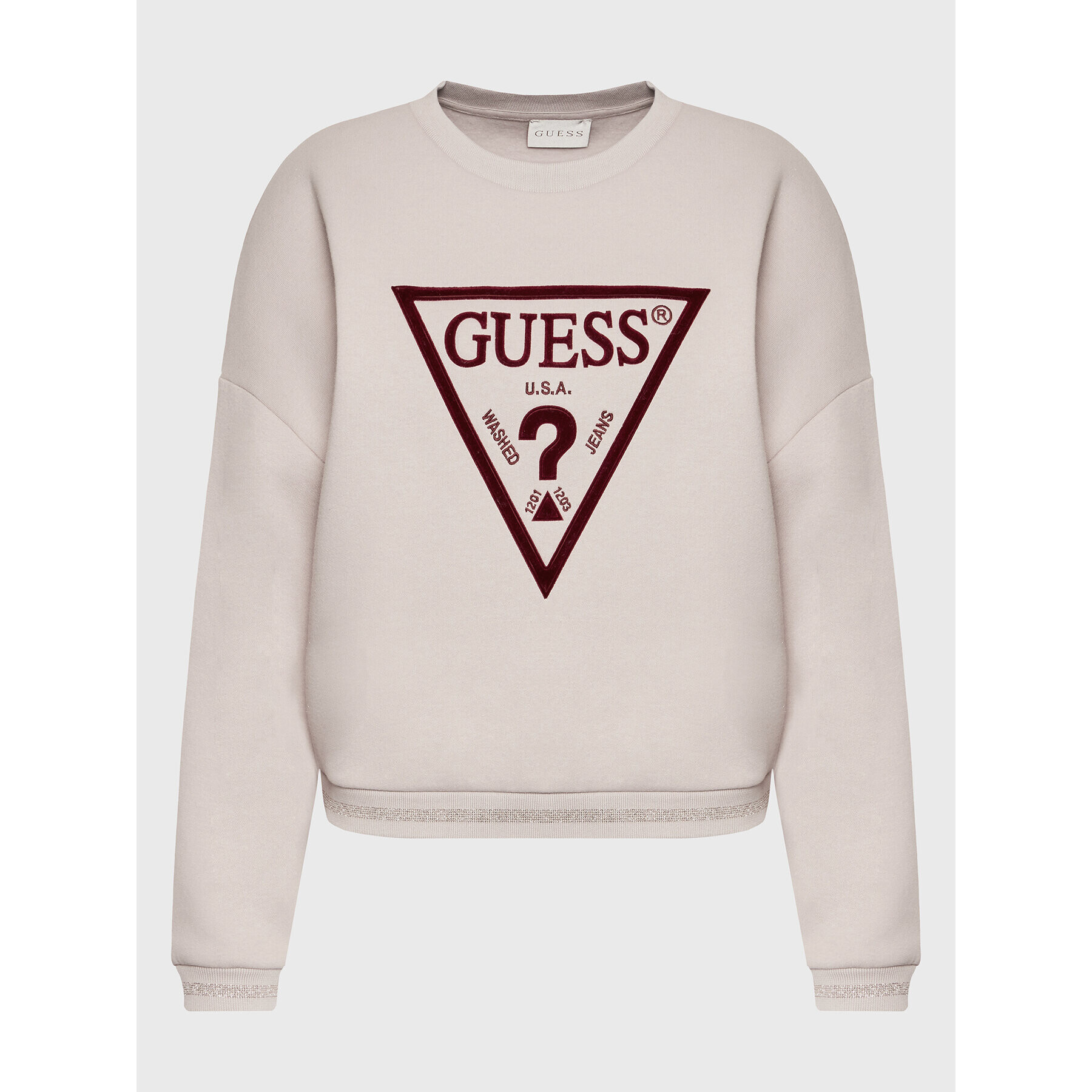 Guess Суитшърт Roxi W2BQ07 K9Z21 Виолетов Relaxed Fit - Pepit.bg