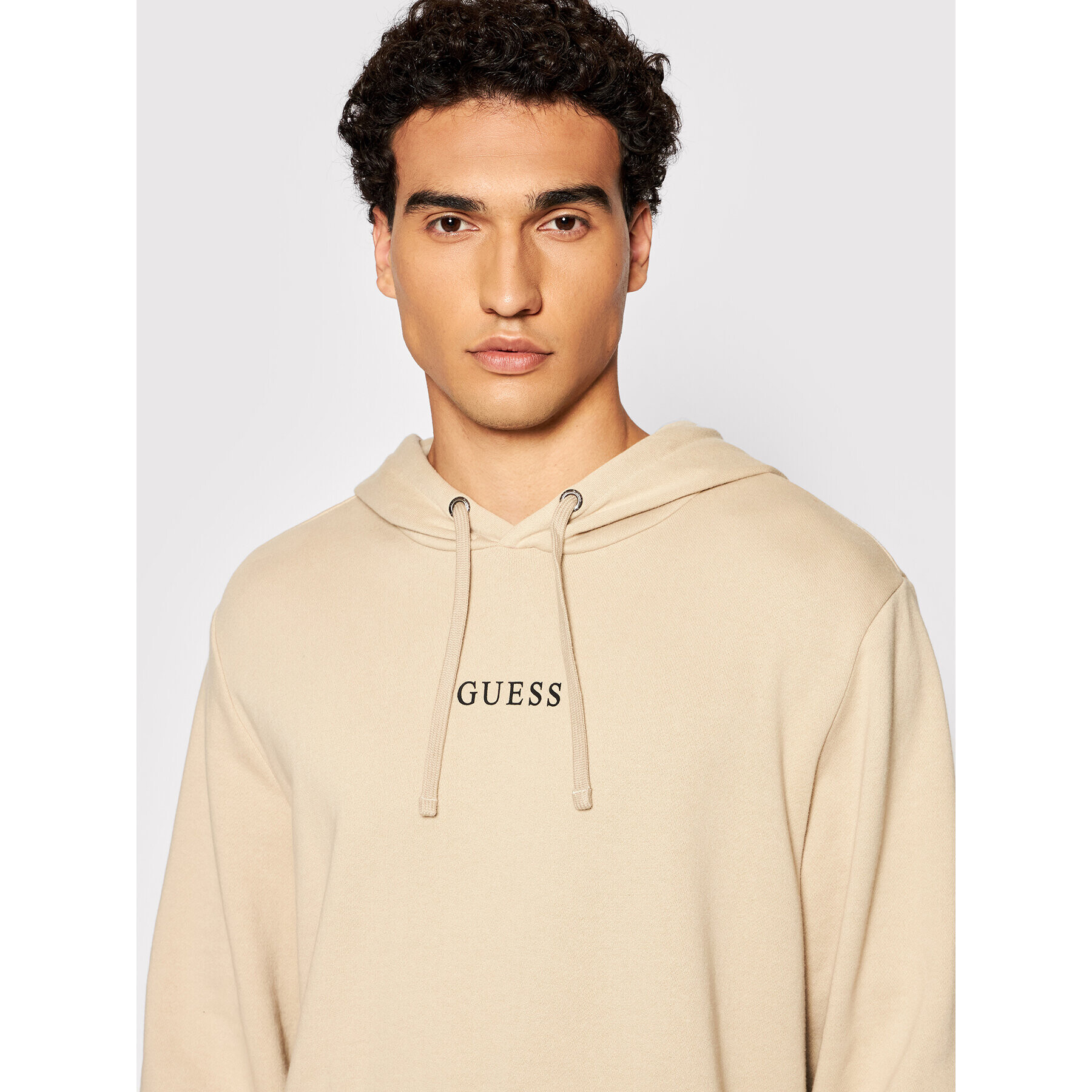 Guess Суитшърт Roy M0GQ03 R44Q7 Бежов Regular Fit - Pepit.bg