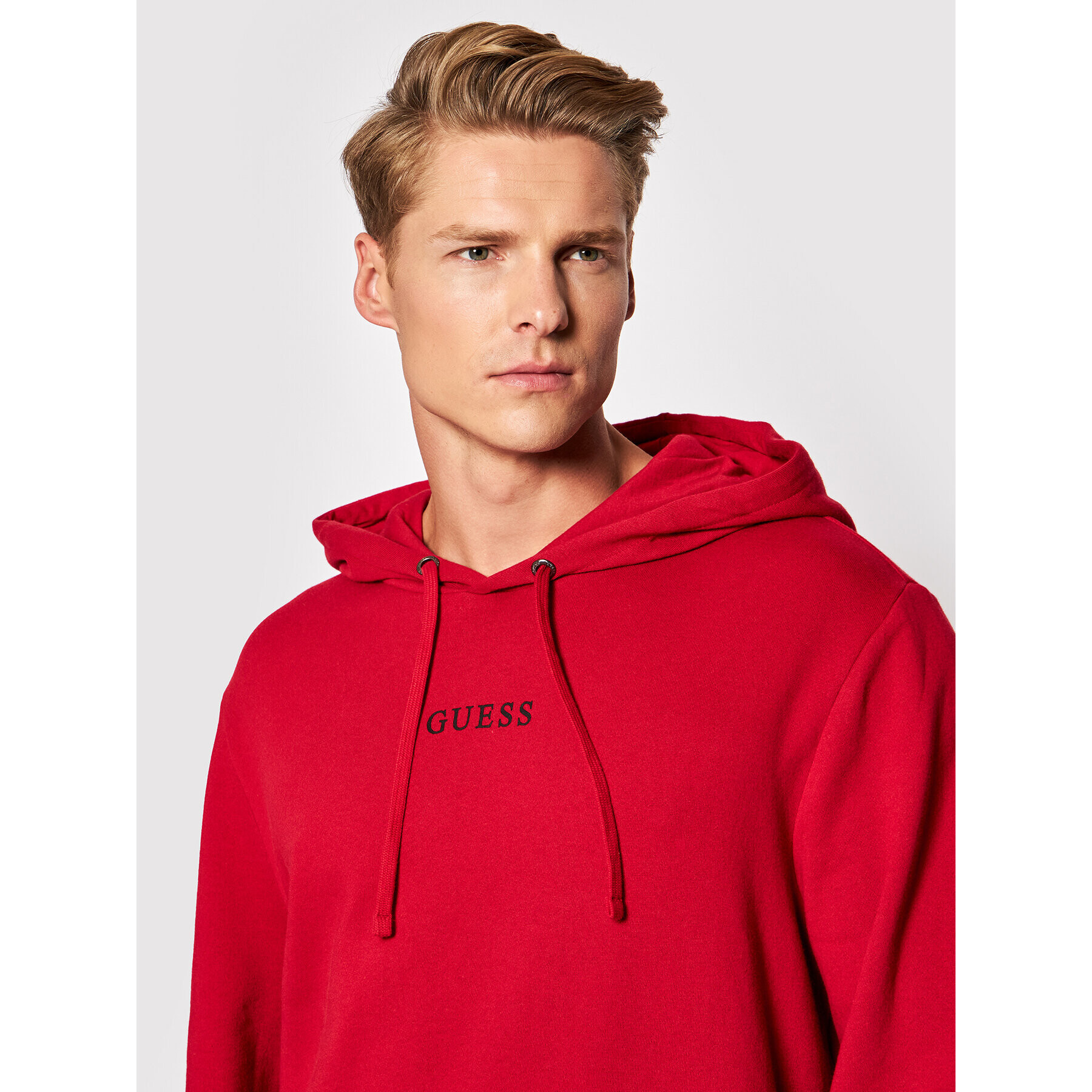 Guess Суитшърт Roy M0GQ03 R44Q7 Червен Regular Fit - Pepit.bg