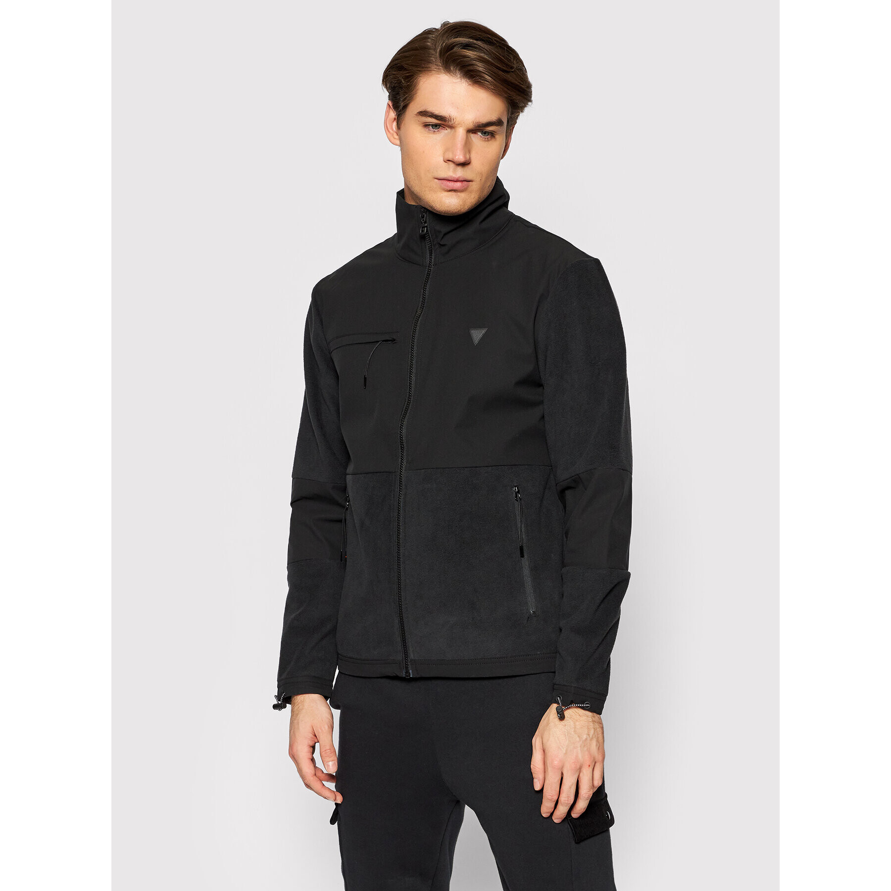 Guess Суитшърт U1BA59 FL042 Черен Regular Fit - Pepit.bg