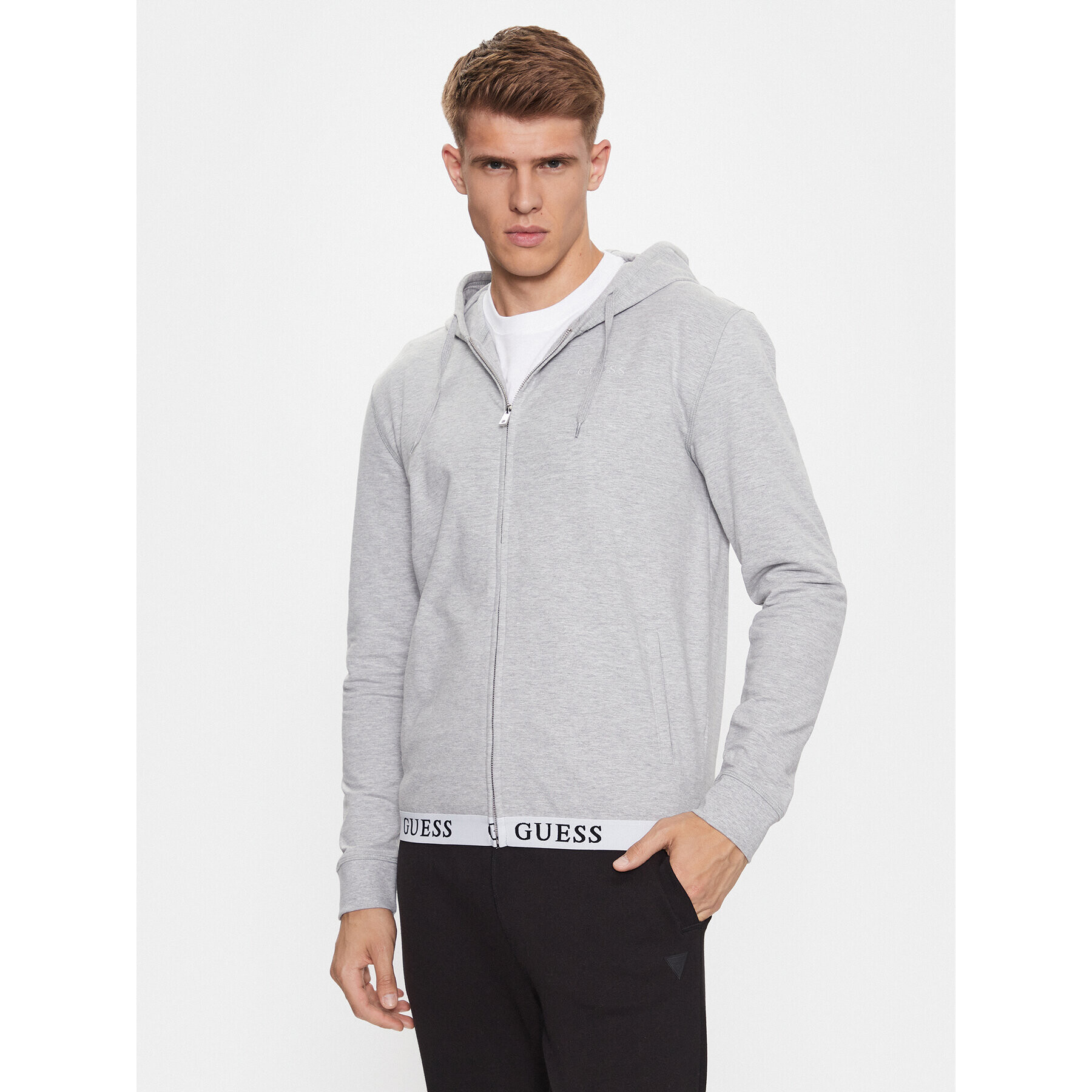Guess Суитшърт U3YQ00 KBS91 Сив Regular Fit - Pepit.bg
