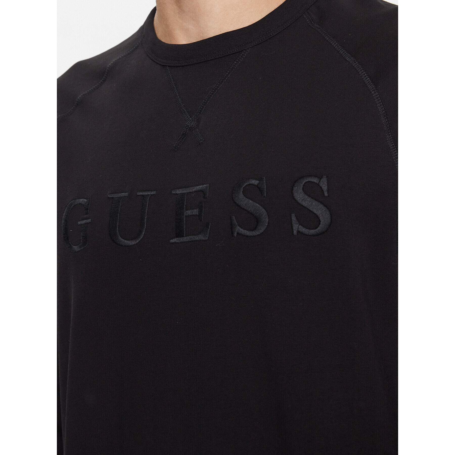 Guess Суитшърт U3YQ01 KBS91 Черен Regular Fit - Pepit.bg