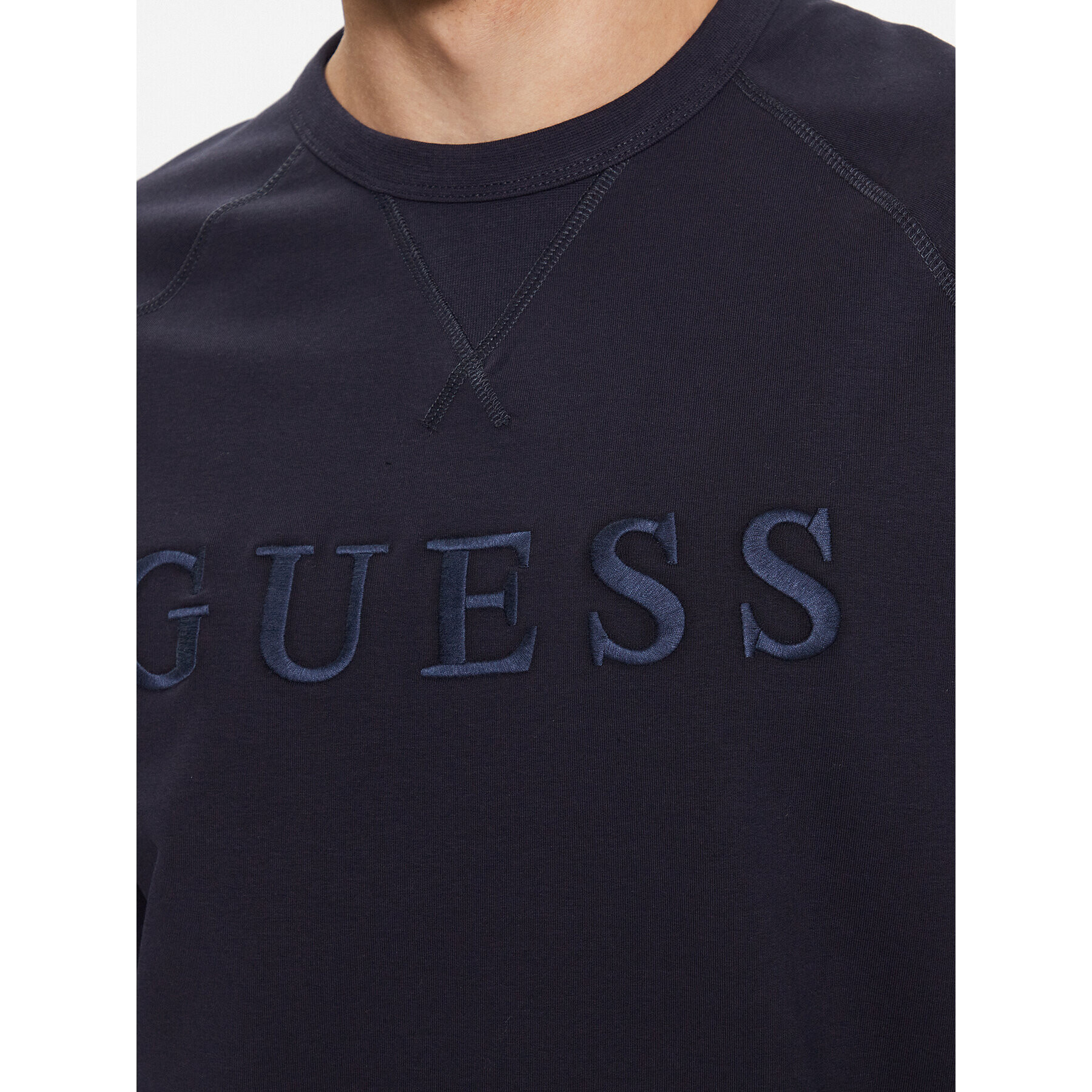 Guess Суитшърт U3YQ01 KBS91 Тъмносин Regular Fit - Pepit.bg