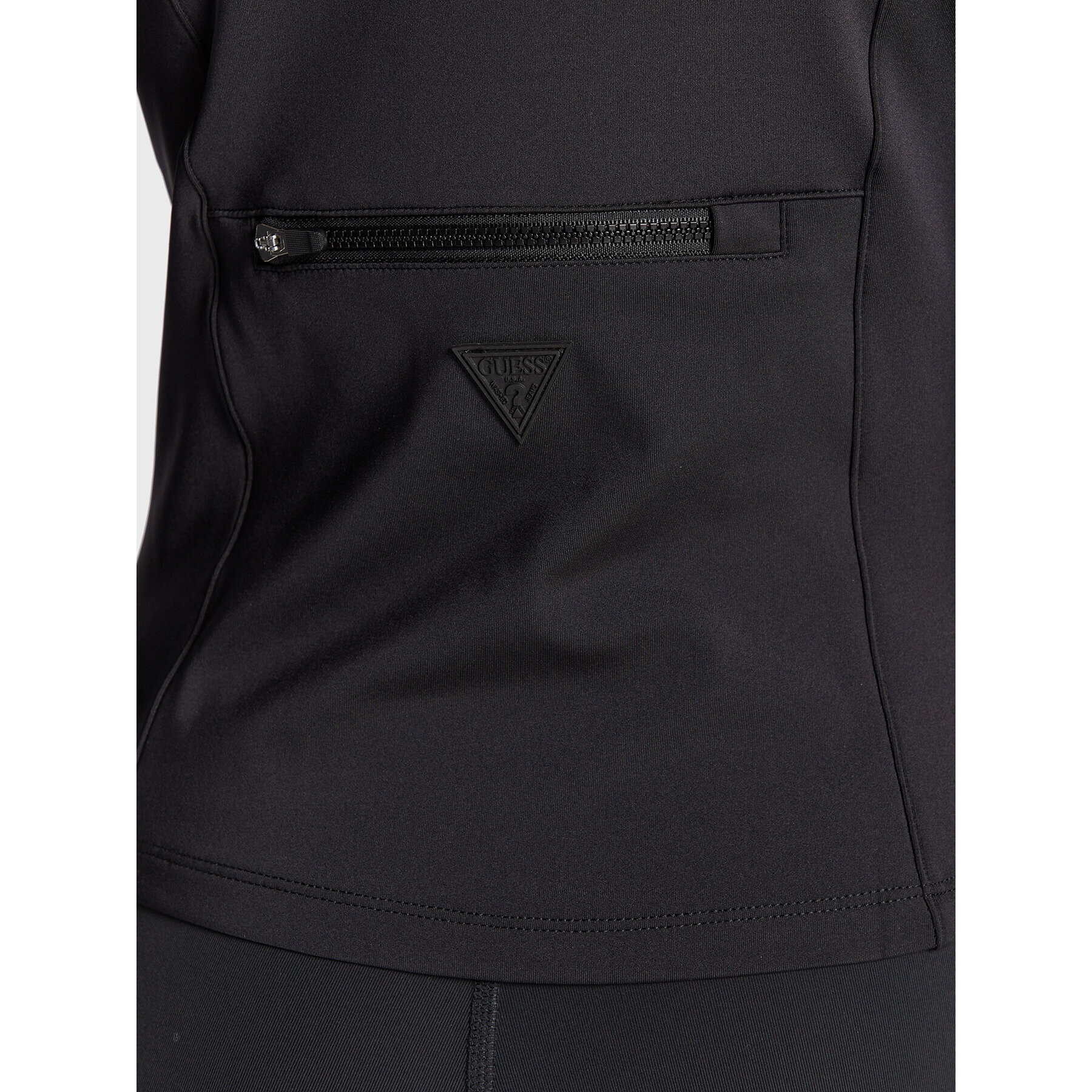 Guess Суитшърт V2BP01 MC03W Черен Slim Fit - Pepit.bg