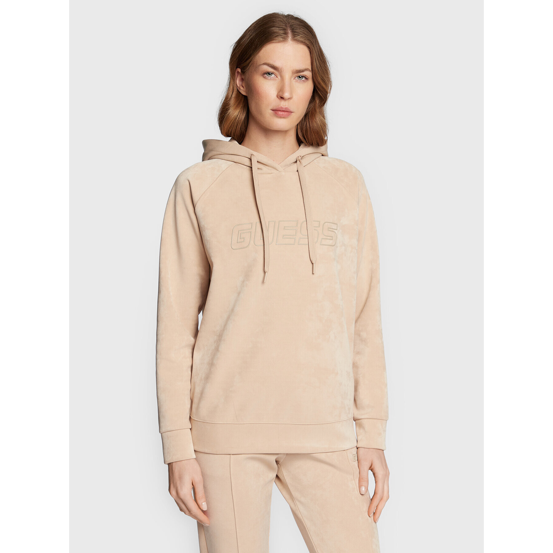 Guess Суитшърт V2BQ01 KBC00 Бежов Regular Fit - Pepit.bg