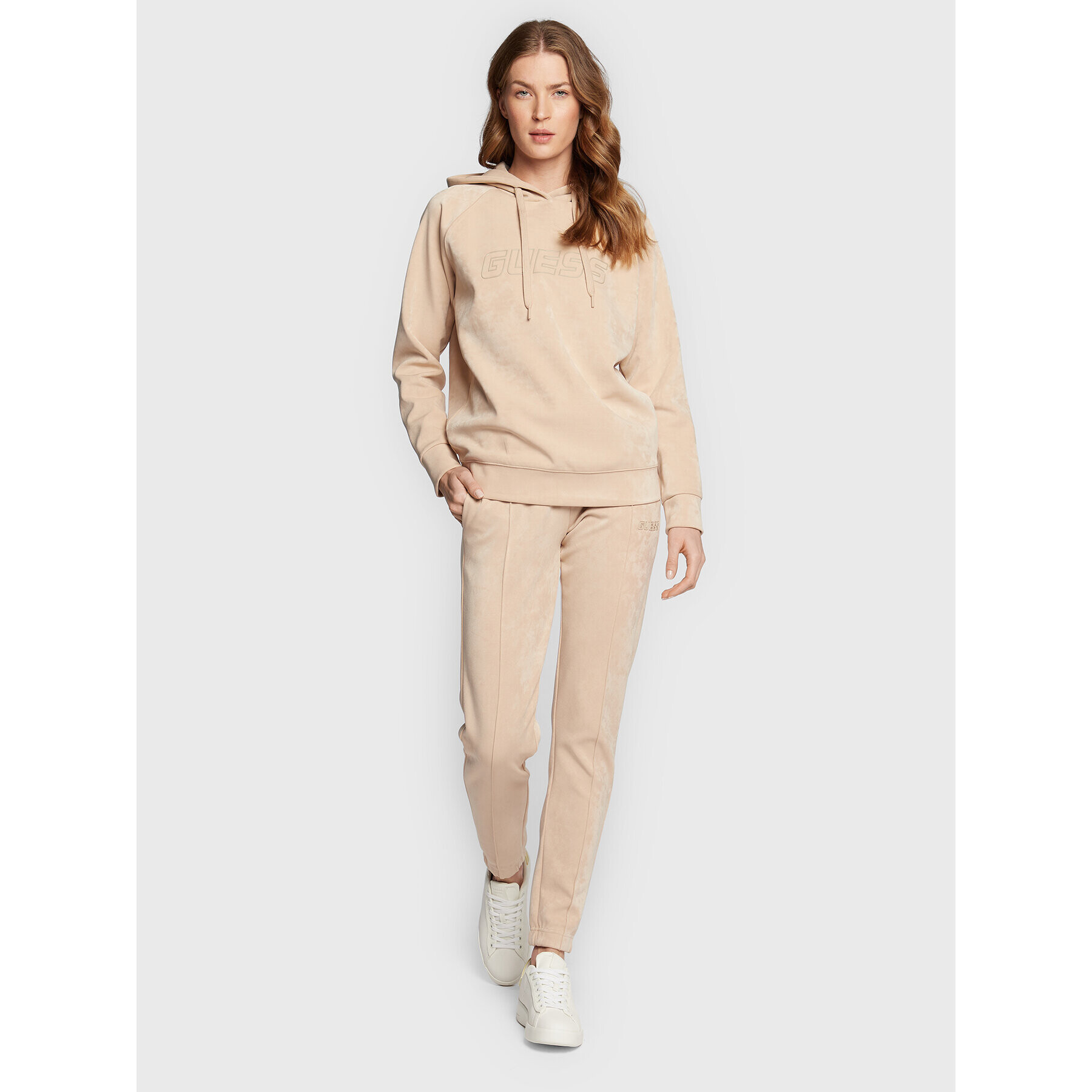 Guess Суитшърт V2BQ01 KBC00 Бежов Regular Fit - Pepit.bg