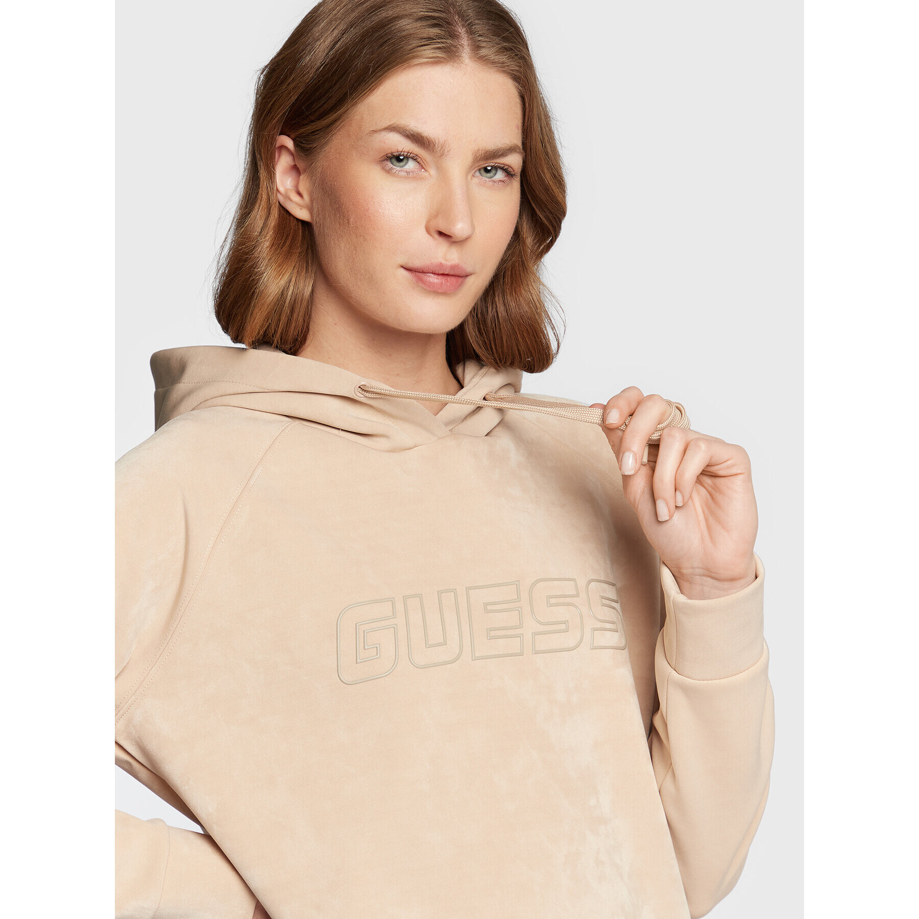 Guess Суитшърт V2BQ01 KBC00 Бежов Regular Fit - Pepit.bg