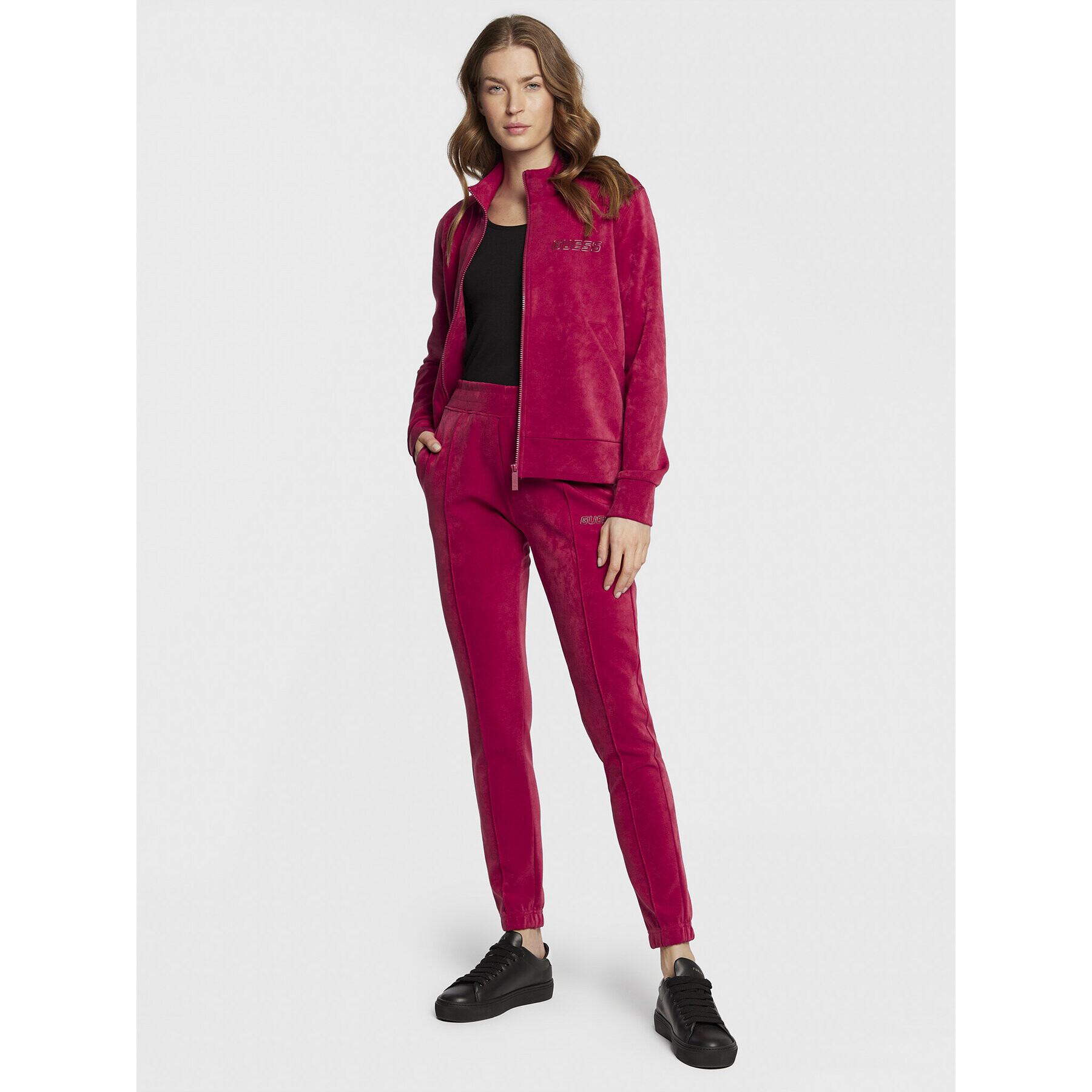 Guess Суитшърт V2BQ02 KBC00 Червен Regular Fit - Pepit.bg