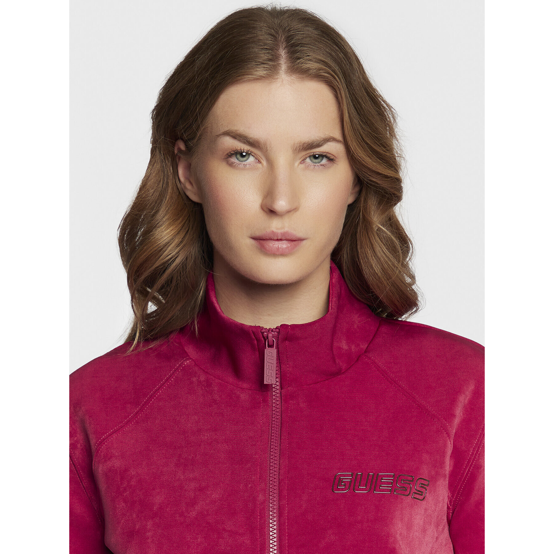 Guess Суитшърт V2BQ02 KBC00 Червен Regular Fit - Pepit.bg