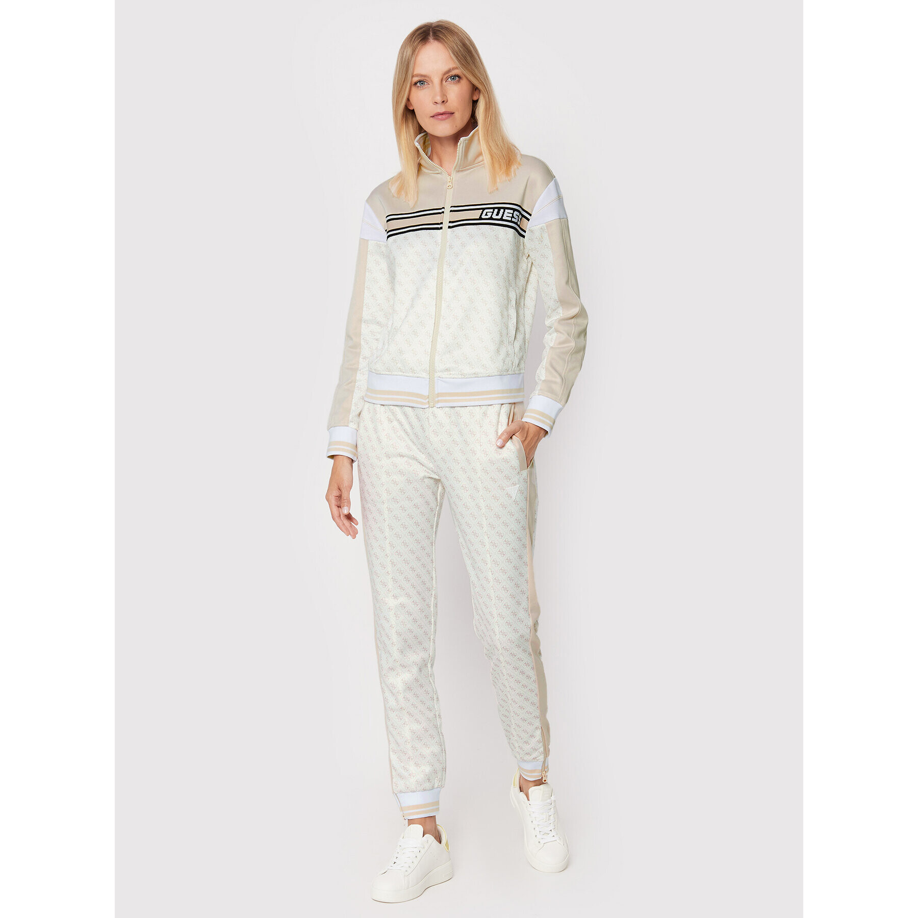 Guess Суитшърт V2BQ11 FL04Q Бежов Regular Fit - Pepit.bg