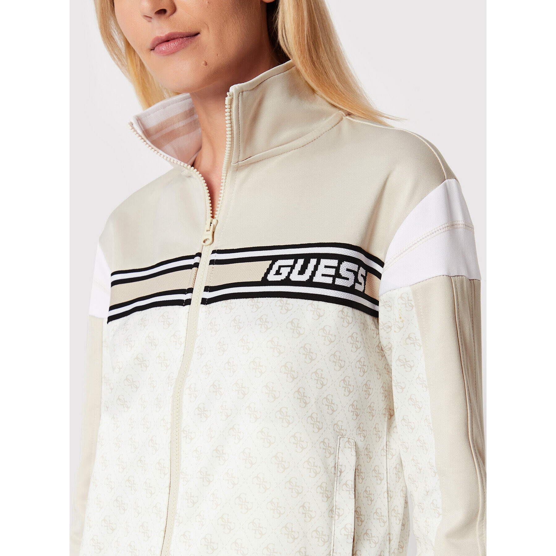 Guess Суитшърт V2BQ11 FL04Q Бежов Regular Fit - Pepit.bg