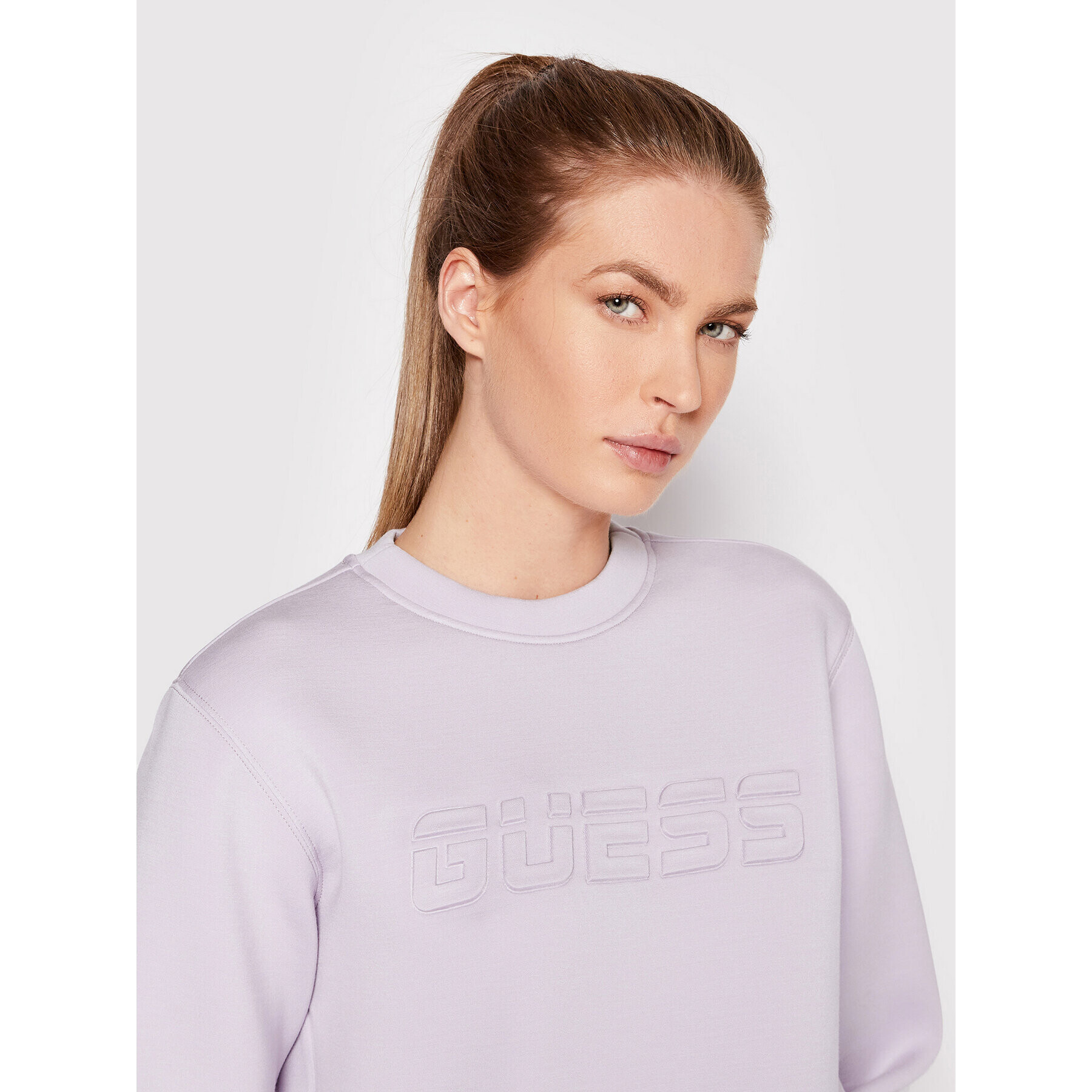 Guess Суитшърт V2GQ17 KAMN2 Виолетов Regular Fit - Pepit.bg