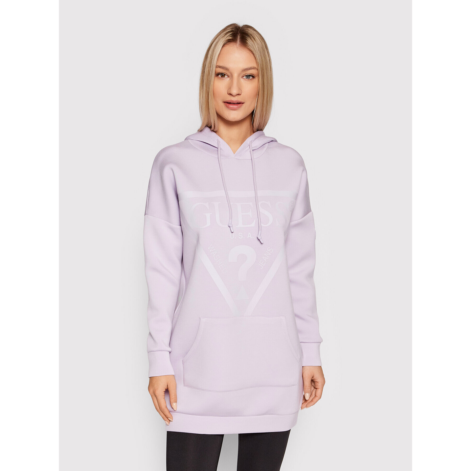 Guess Суитшърт V2GQ18 KAMN2 Виолетов Relaxed Fit - Pepit.bg