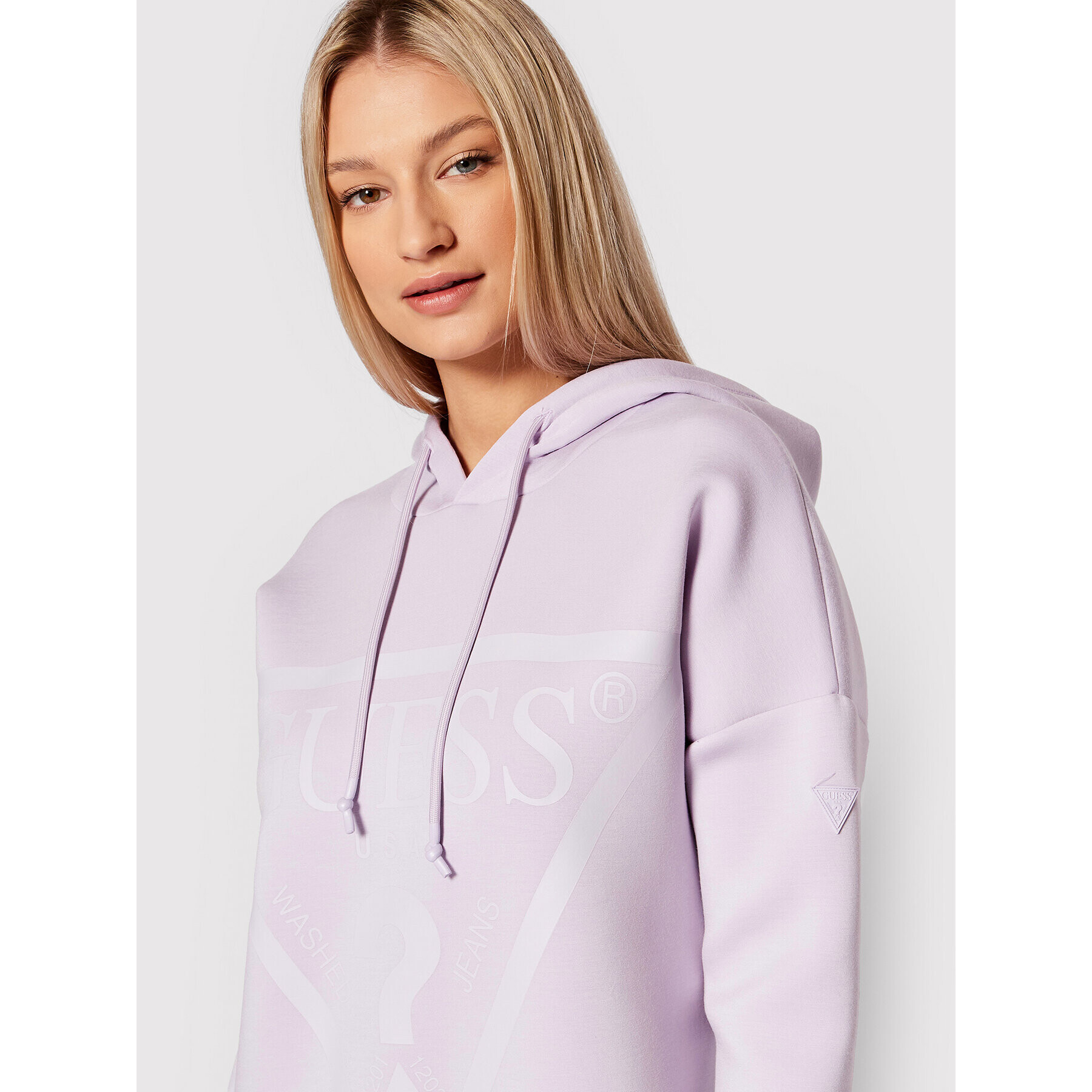 Guess Суитшърт V2GQ18 KAMN2 Виолетов Relaxed Fit - Pepit.bg