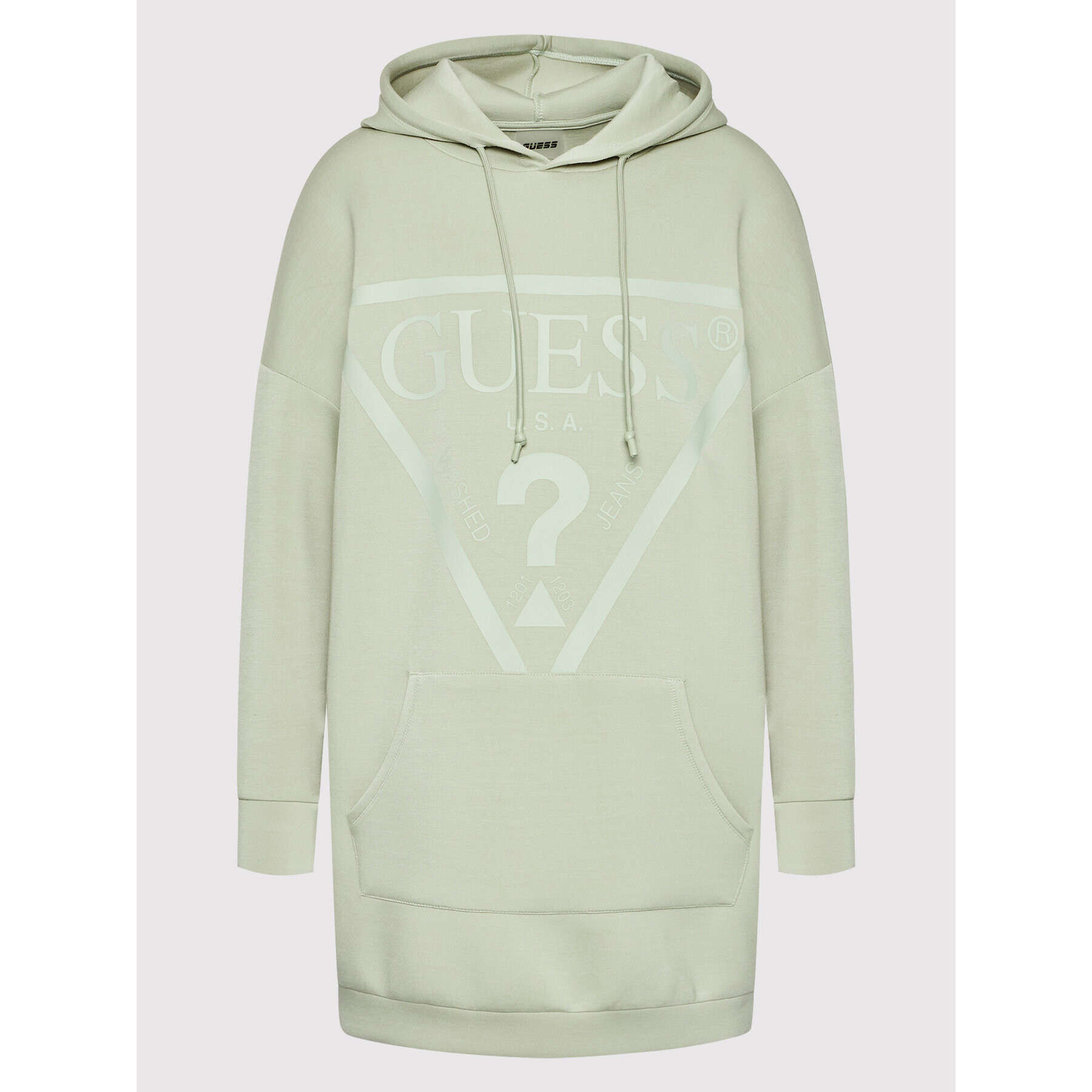 Guess Суитшърт V2GQ18 KAMN2 Зелен Relaxed Fit - Pepit.bg