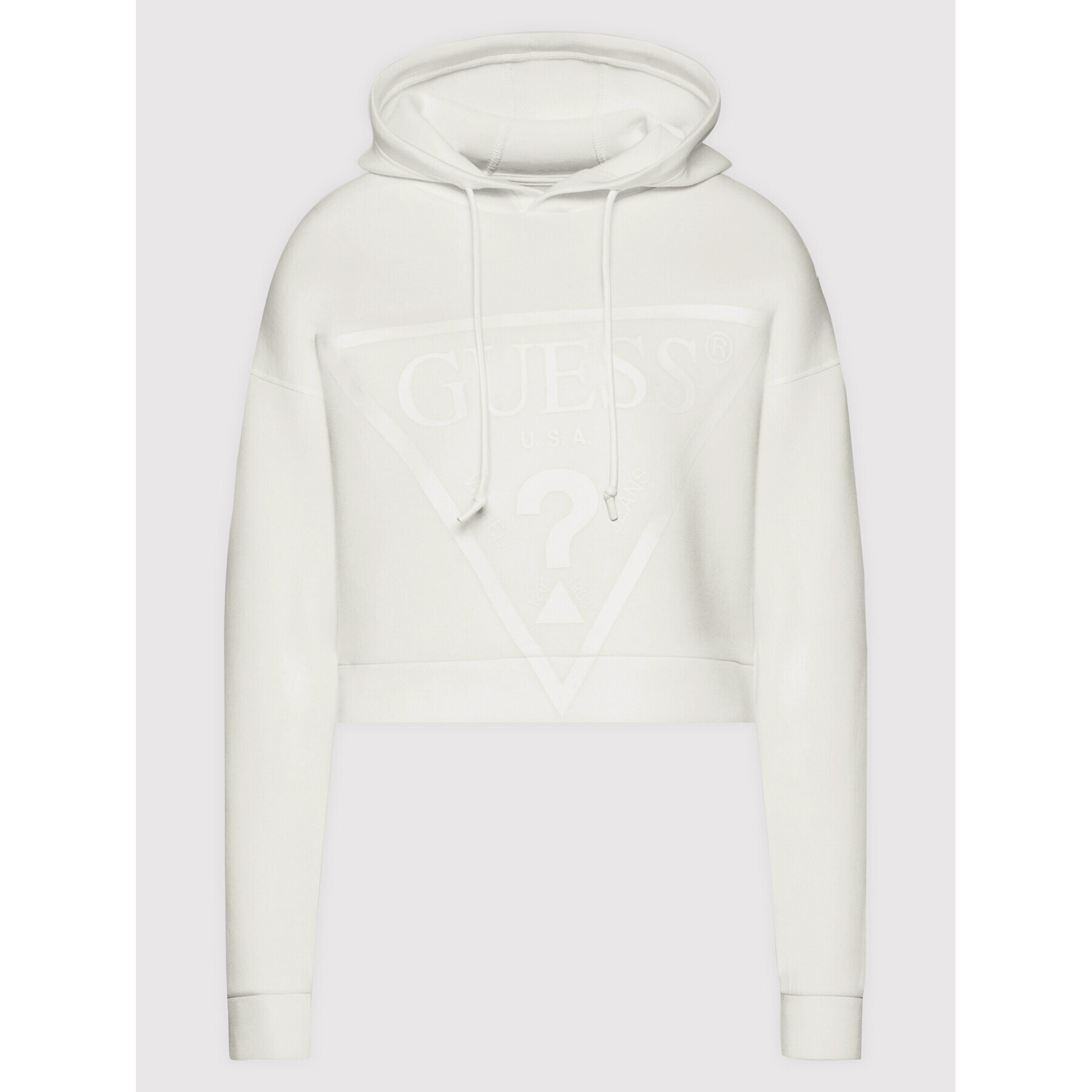 Guess Суитшърт V2GQ24 KAMN2 Бял Regular Fit - Pepit.bg