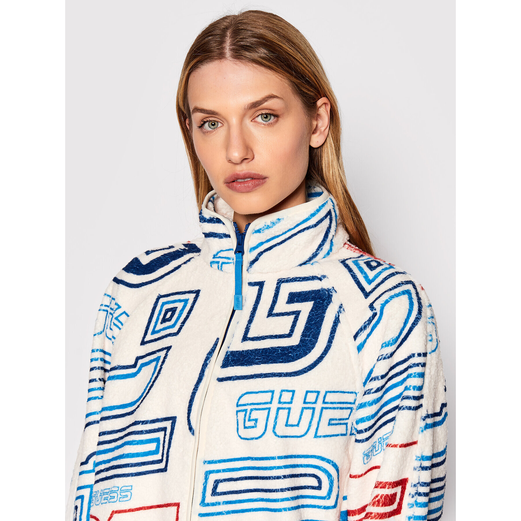 Guess Суитшърт V2RL00 WO06Y Бежов Relaxed Fit - Pepit.bg