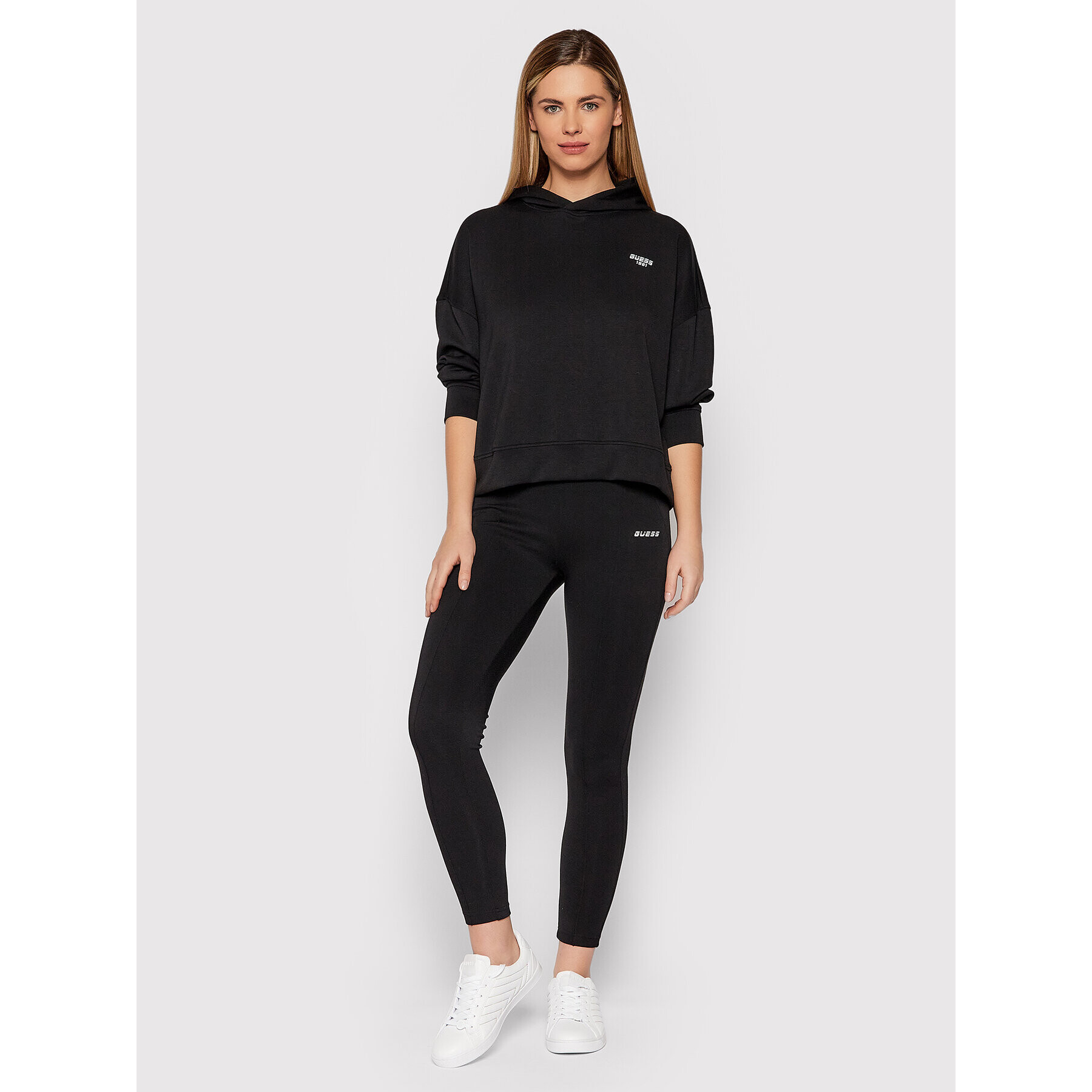 Guess Суитшърт V2RQ09 KL002 Черен Relaxed Fit - Pepit.bg