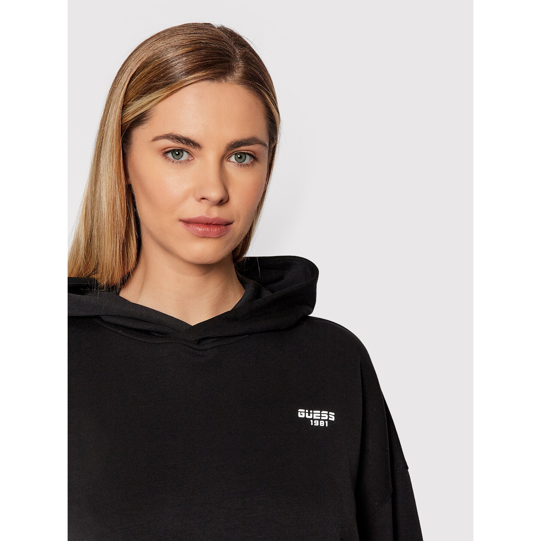 Guess Суитшърт V2RQ09 KL002 Черен Relaxed Fit - Pepit.bg