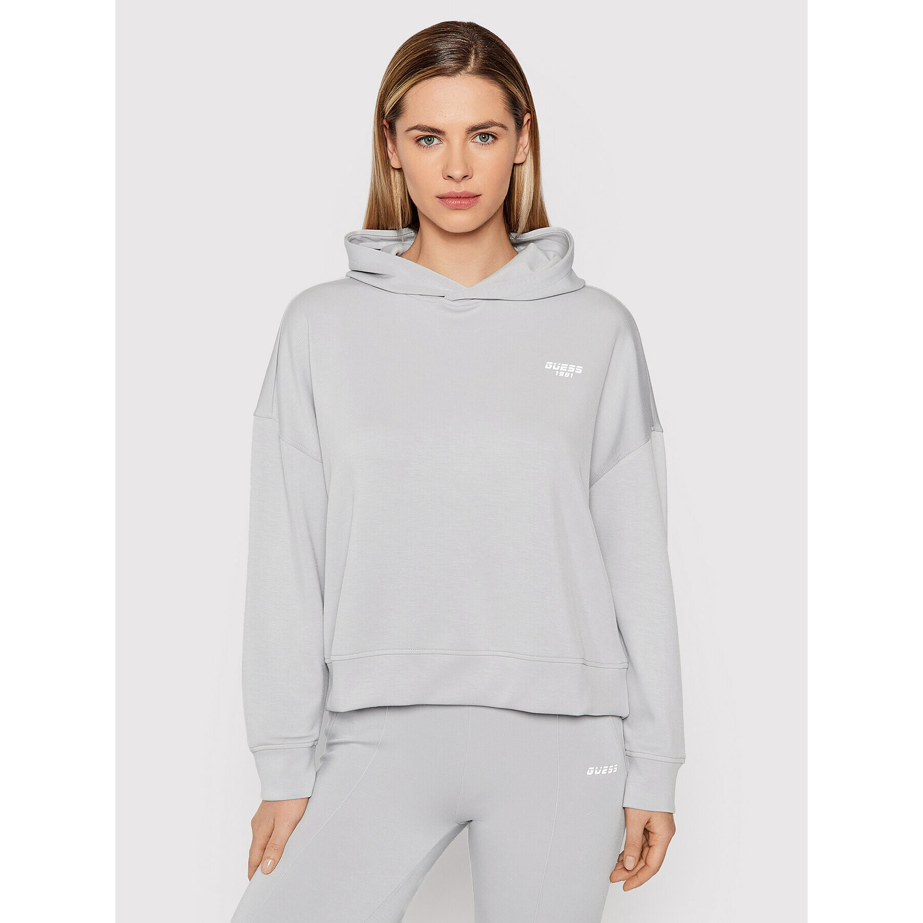 Guess Суитшърт V2RQ09 KL002 Сив Relaxed Fit - Pepit.bg