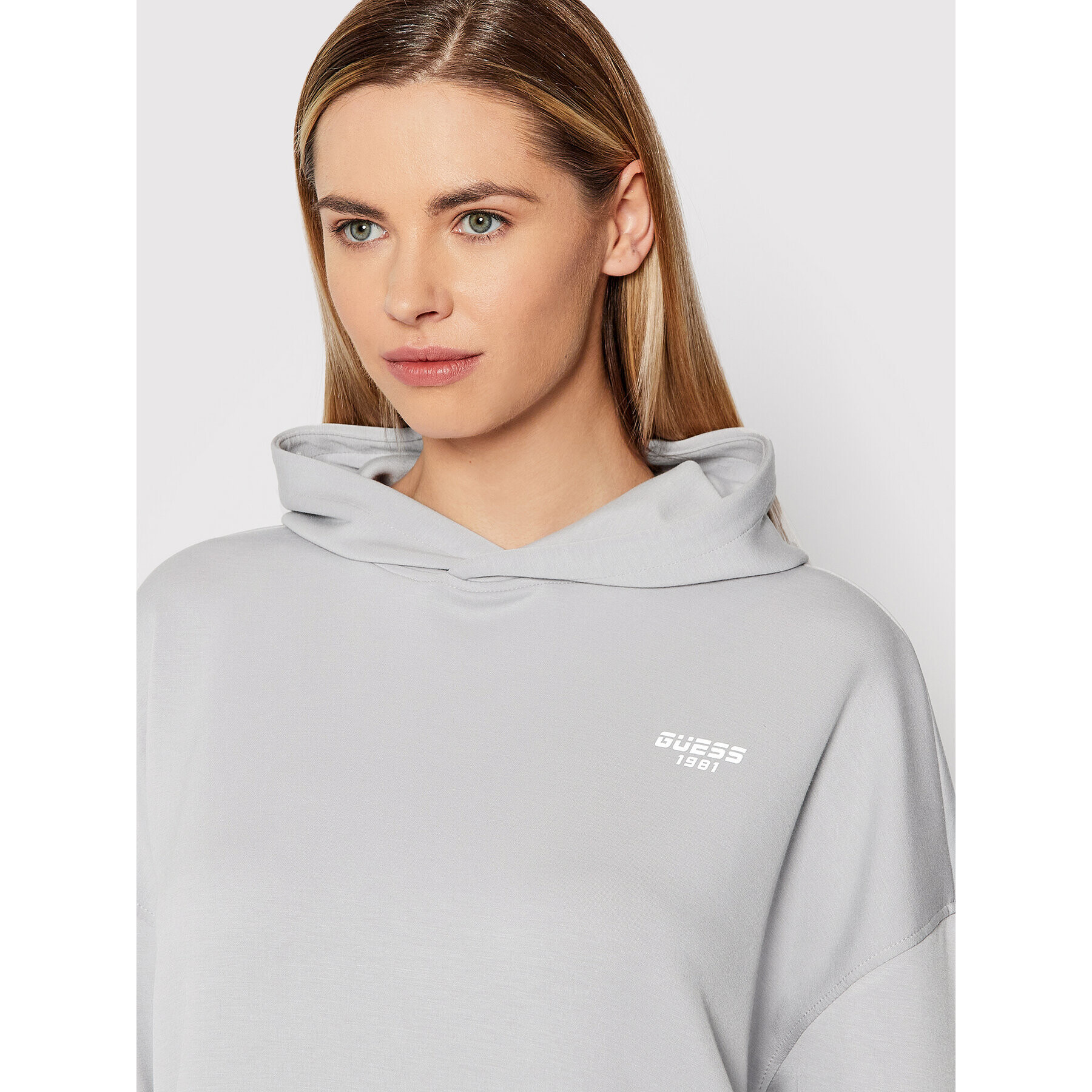 Guess Суитшърт V2RQ09 KL002 Сив Relaxed Fit - Pepit.bg