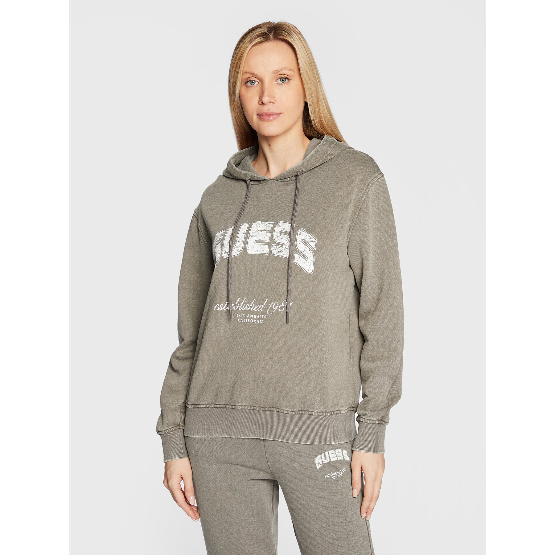 Guess Суитшърт V2YQ02 FL04D Сив Relaxed Fit - Pepit.bg