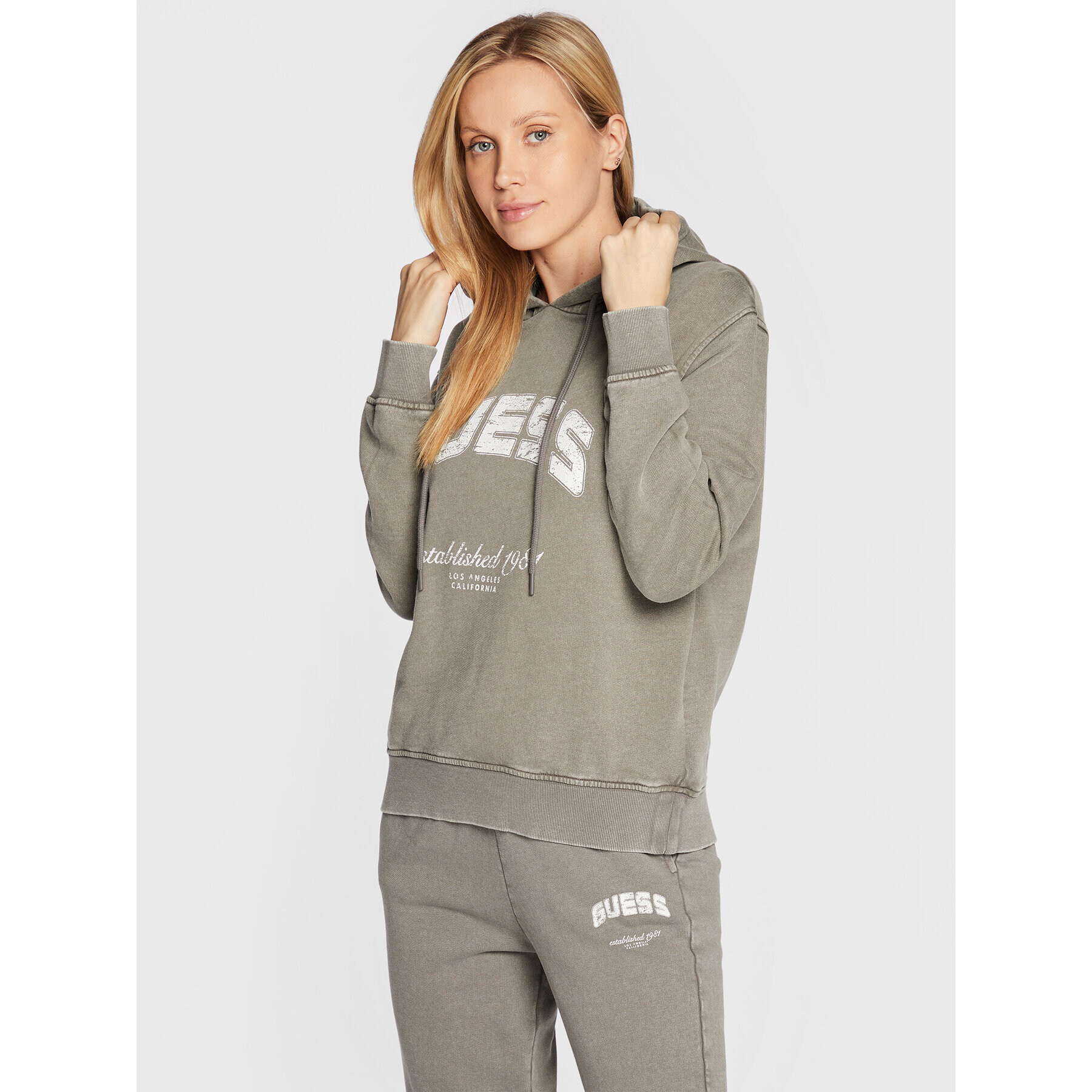 Guess Суитшърт V2YQ02 FL04D Сив Relaxed Fit - Pepit.bg