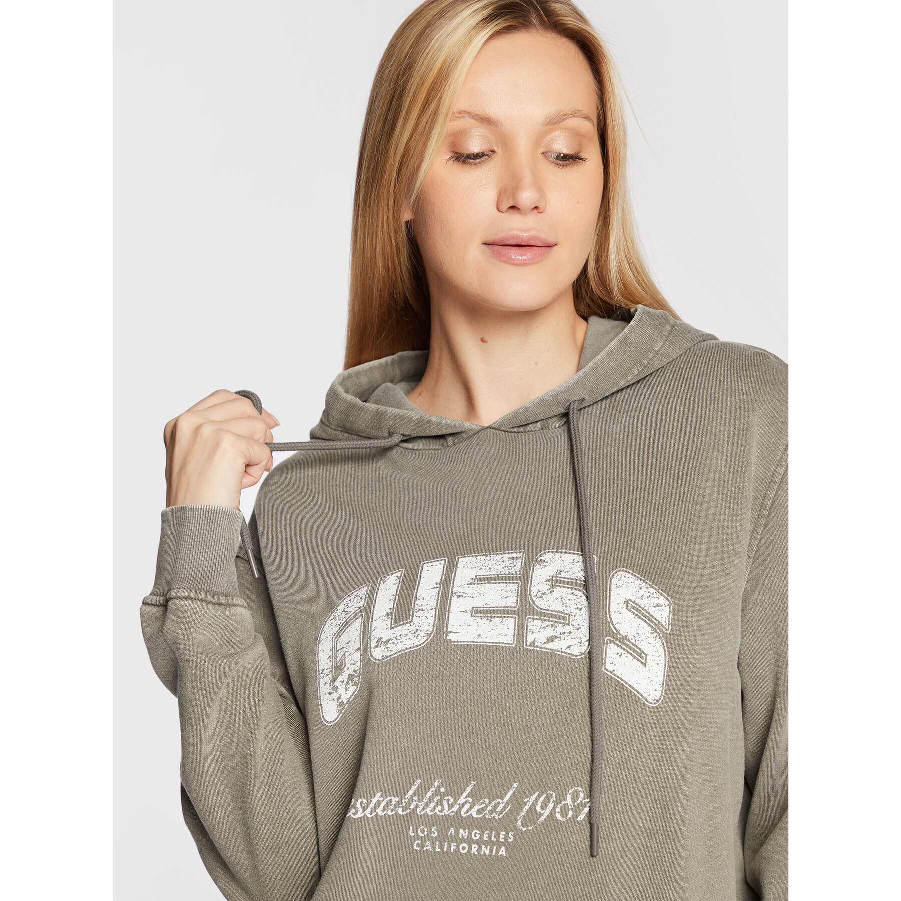 Guess Суитшърт V2YQ02 FL04D Сив Relaxed Fit - Pepit.bg