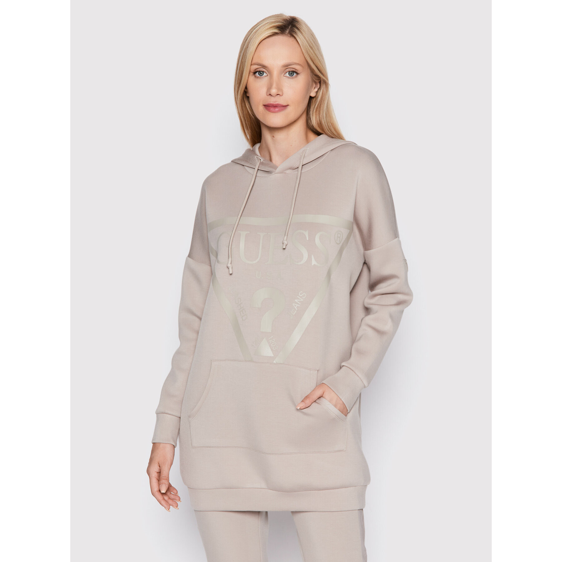 Guess Суитшърт V2YQ12 KAMN2 Бежов Regular Fit - Pepit.bg