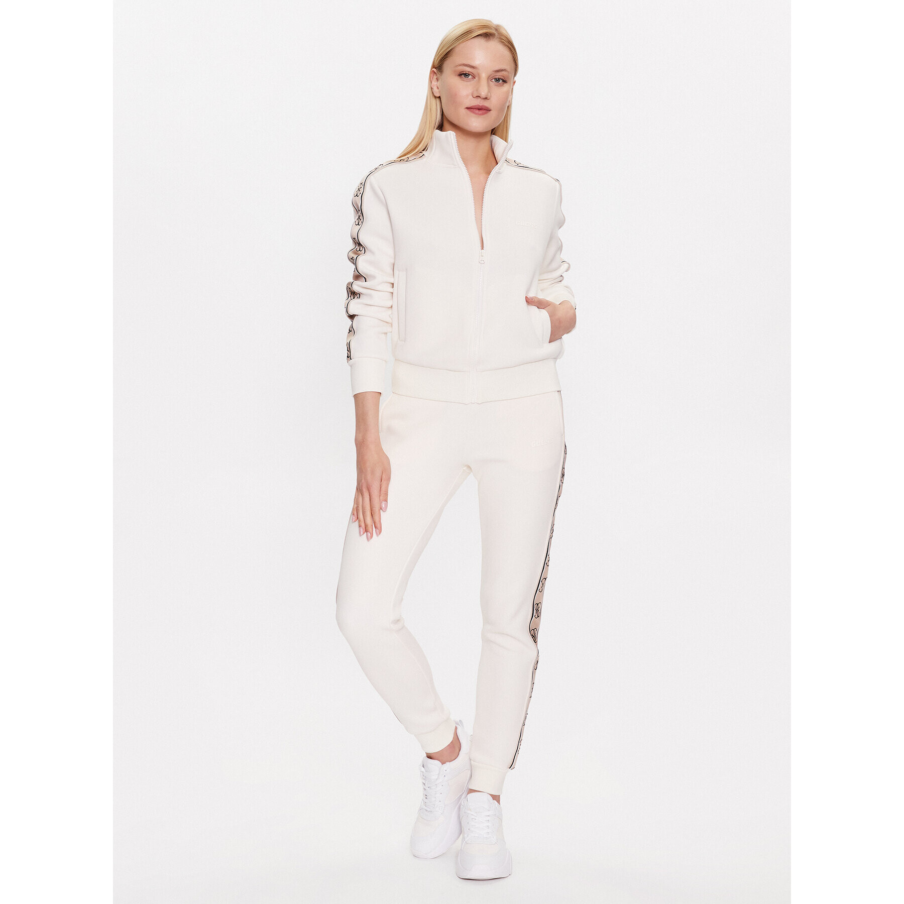 Guess Суитшърт V2YQ16 KB3P2 Екрю Regular Fit - Pepit.bg