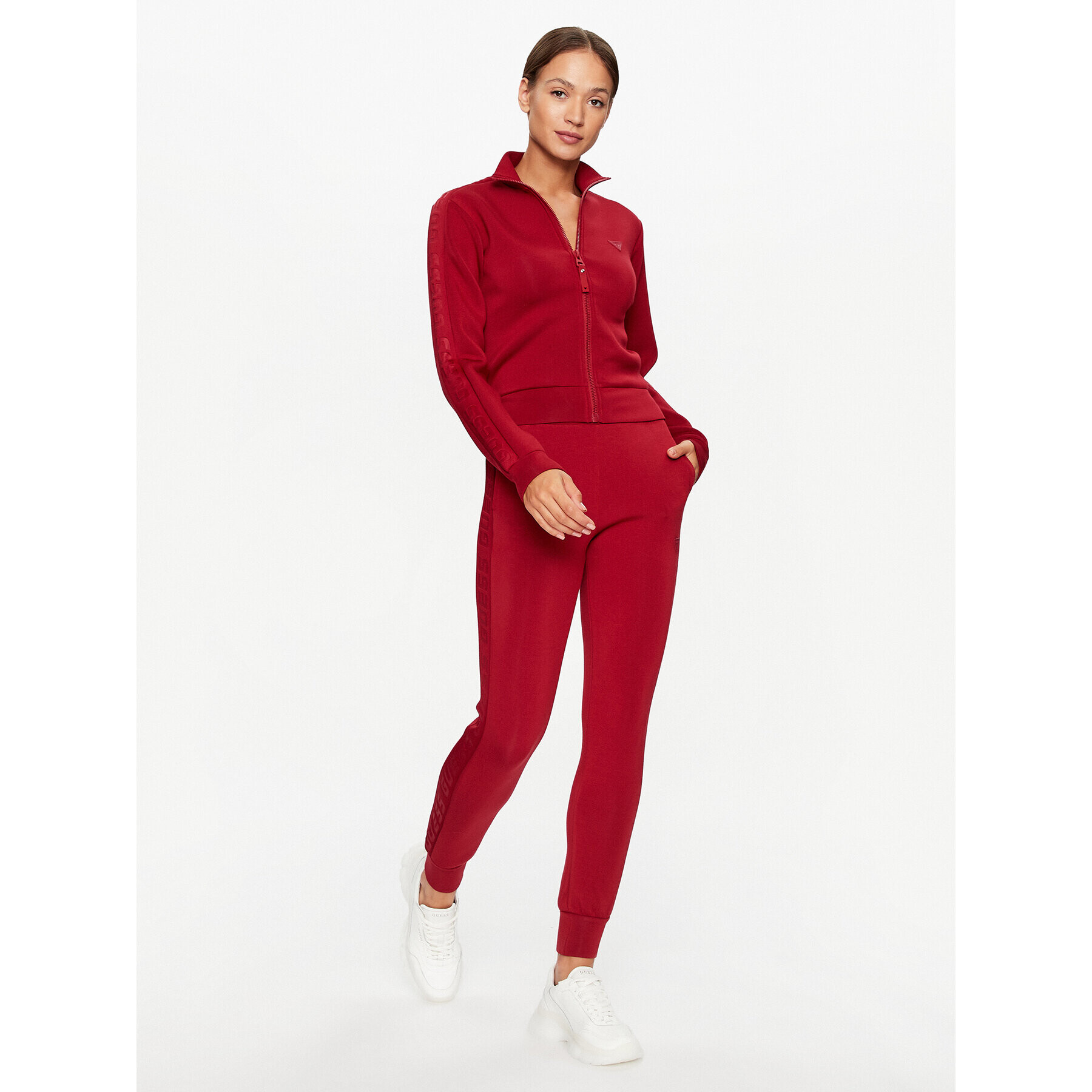 Guess Суитшърт V2YQ17 K7UW2 Червен Regular Fit - Pepit.bg