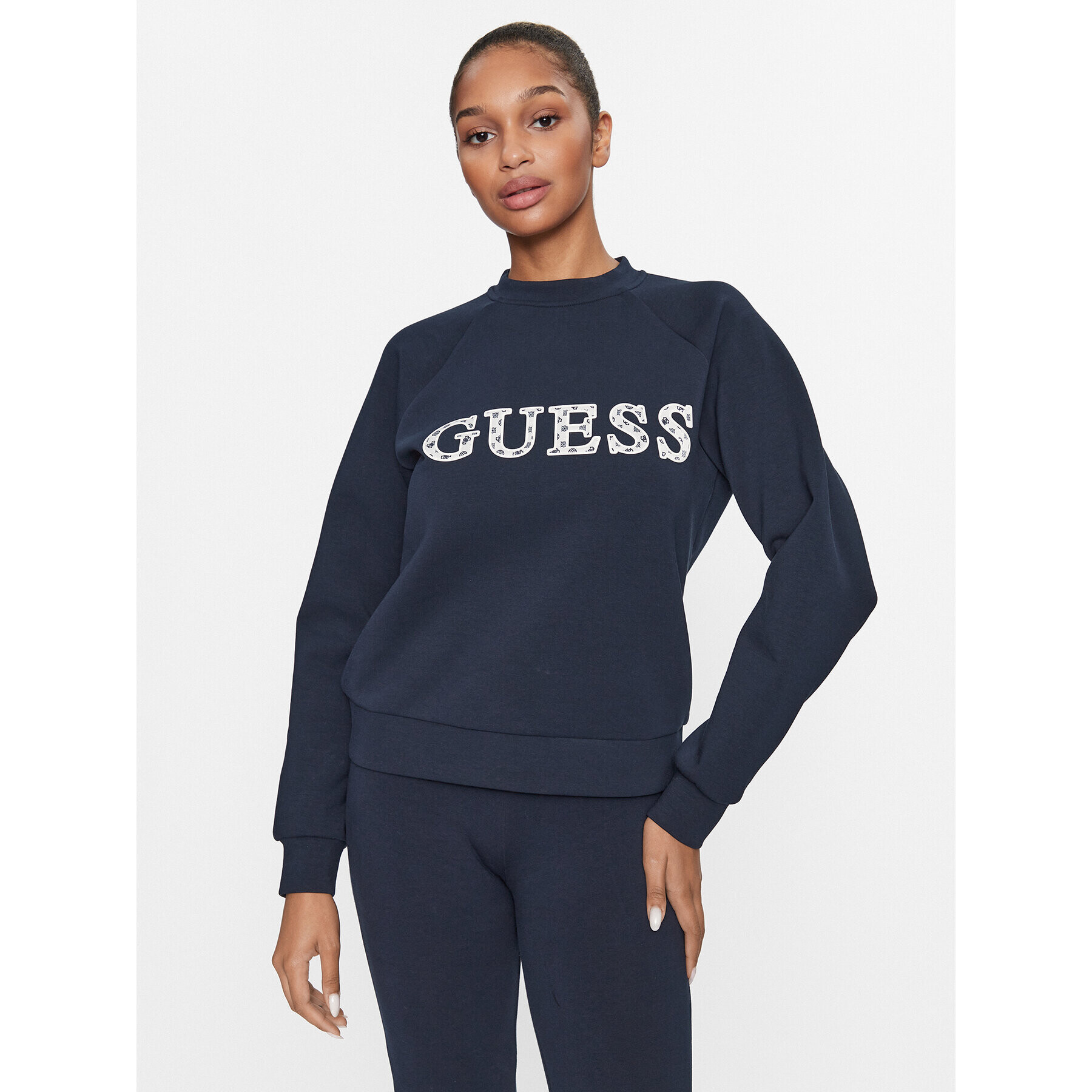 Guess Суитшърт V3BQ07 KBCK2 Тъмносин Regular Fit - Pepit.bg