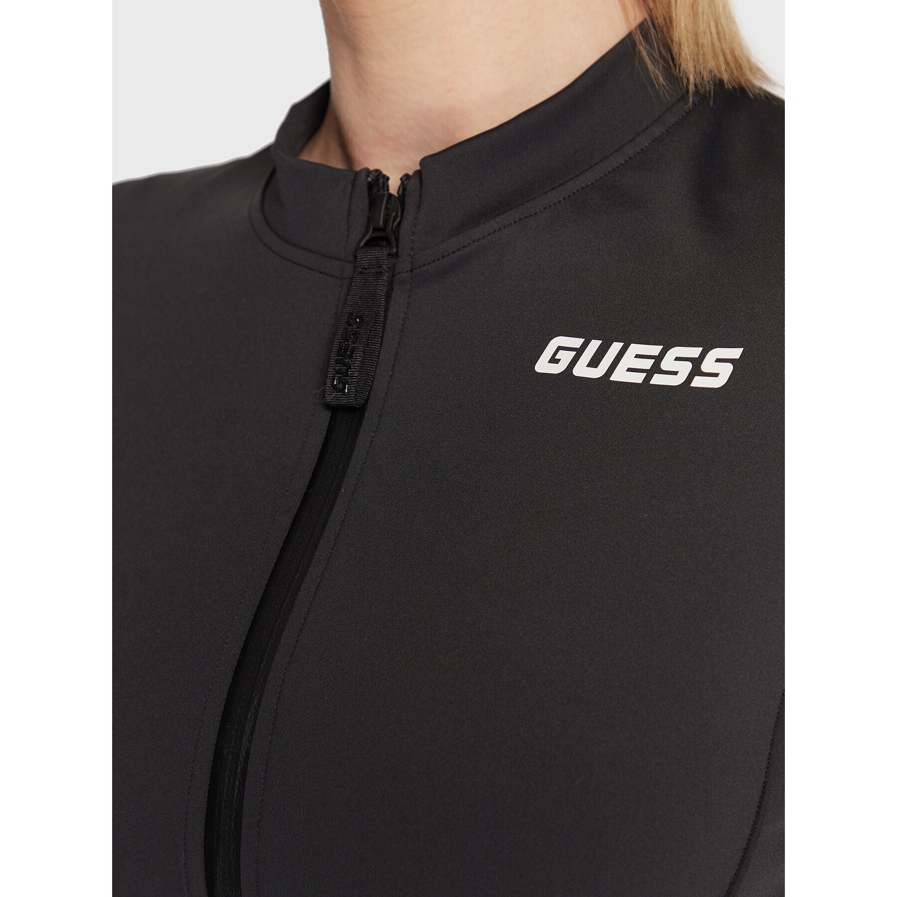 Guess Суитшърт V3RP17 KBIL2 Черен Slim Fit - Pepit.bg