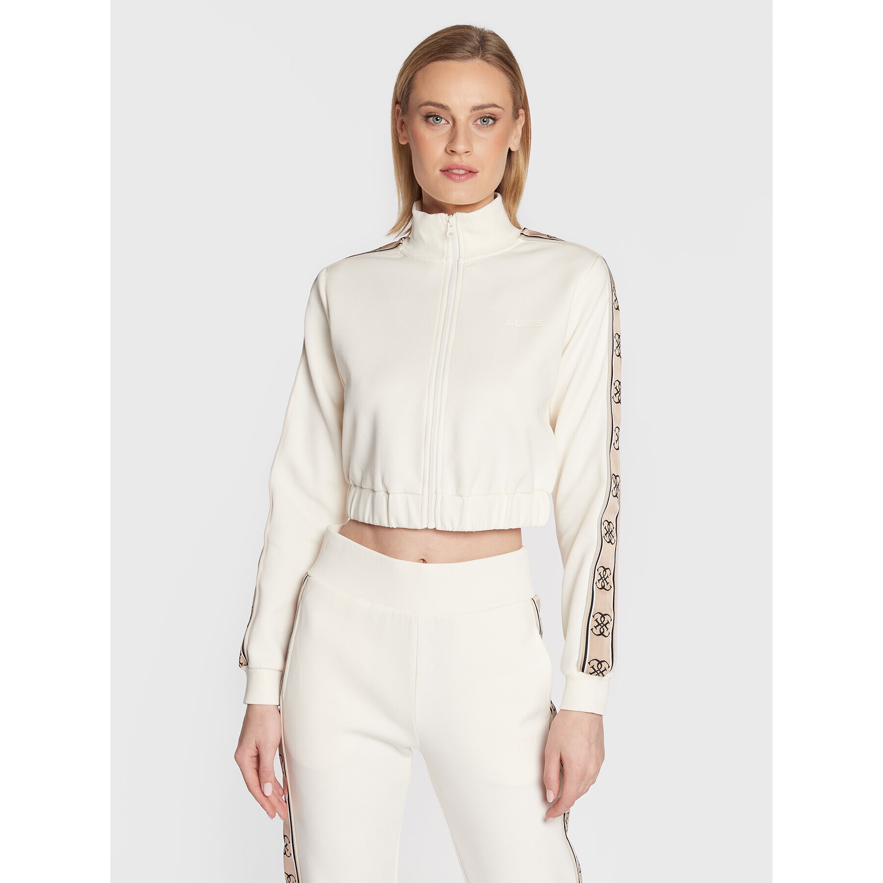 Guess Суитшърт V3RQ12 KA3P1 Екрю Regular Fit - Pepit.bg