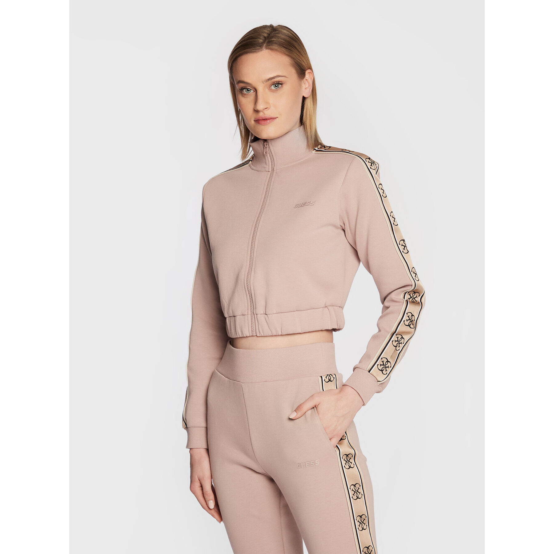 Guess Суитшърт V3RQ12 KA3P1 Розов Regular Fit - Pepit.bg