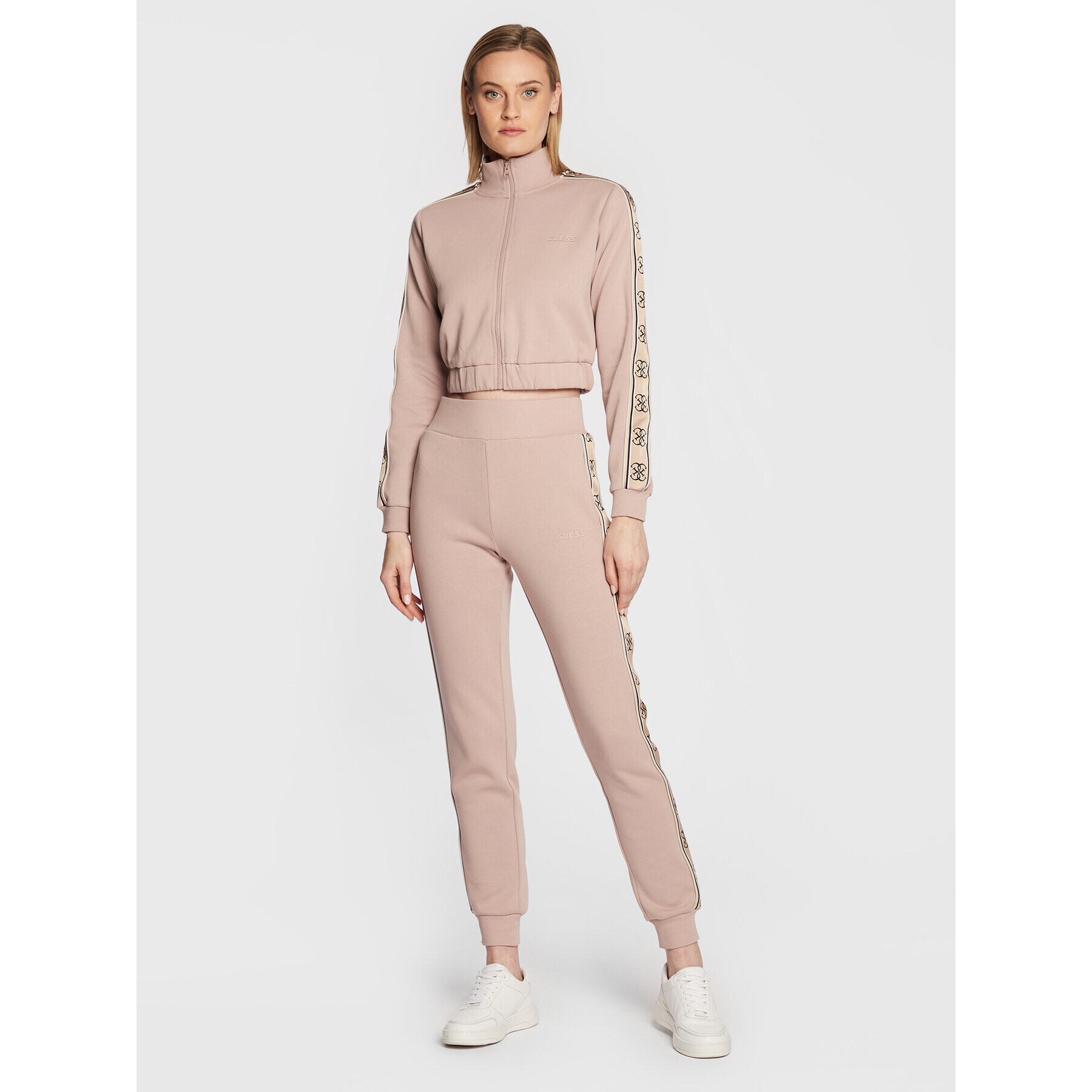 Guess Суитшърт V3RQ12 KA3P1 Розов Regular Fit - Pepit.bg