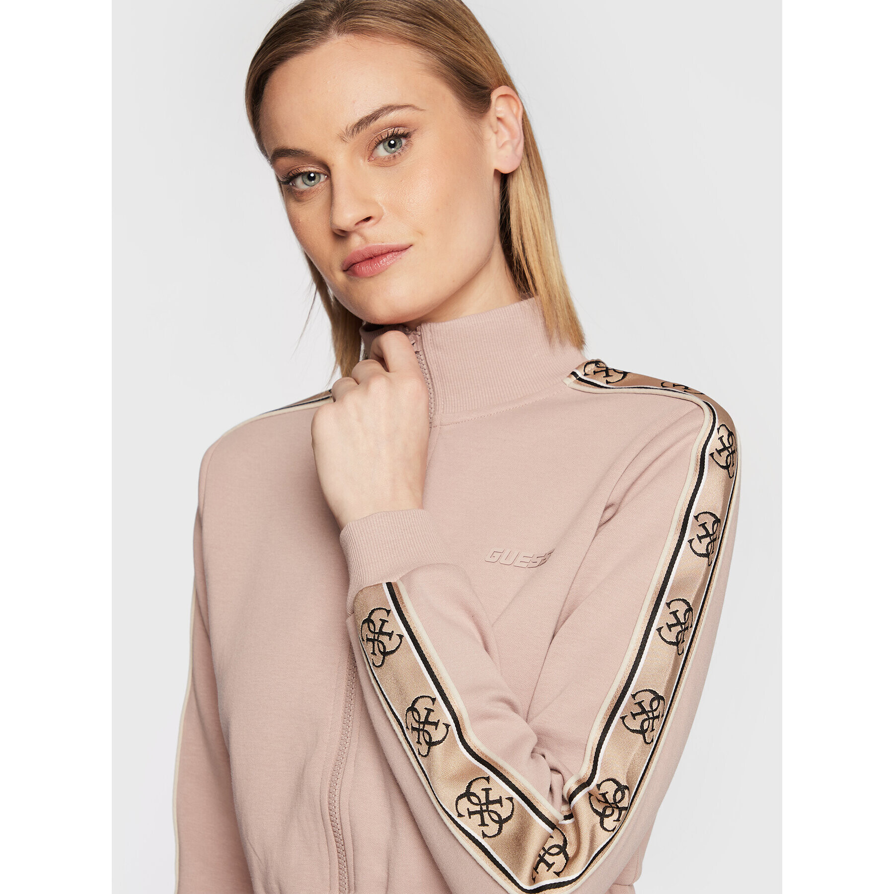 Guess Суитшърт V3RQ12 KA3P1 Розов Regular Fit - Pepit.bg
