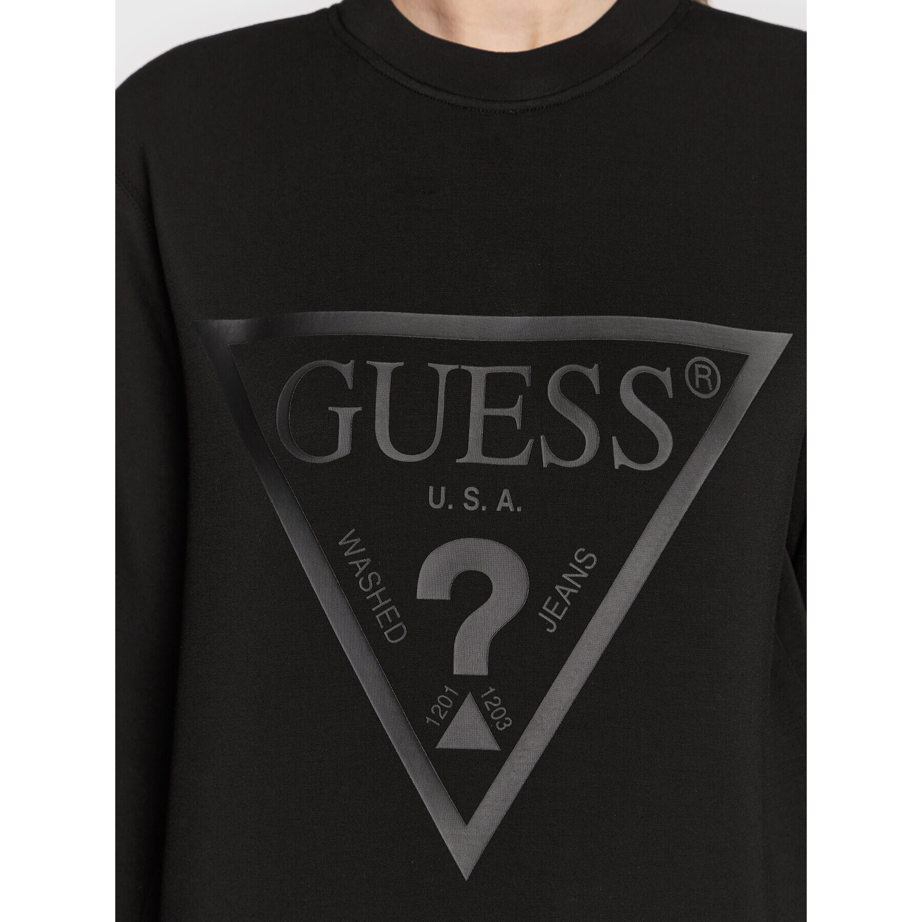 Guess Суитшърт V3RQ19 K7UW2 Черен Regular Fit - Pepit.bg
