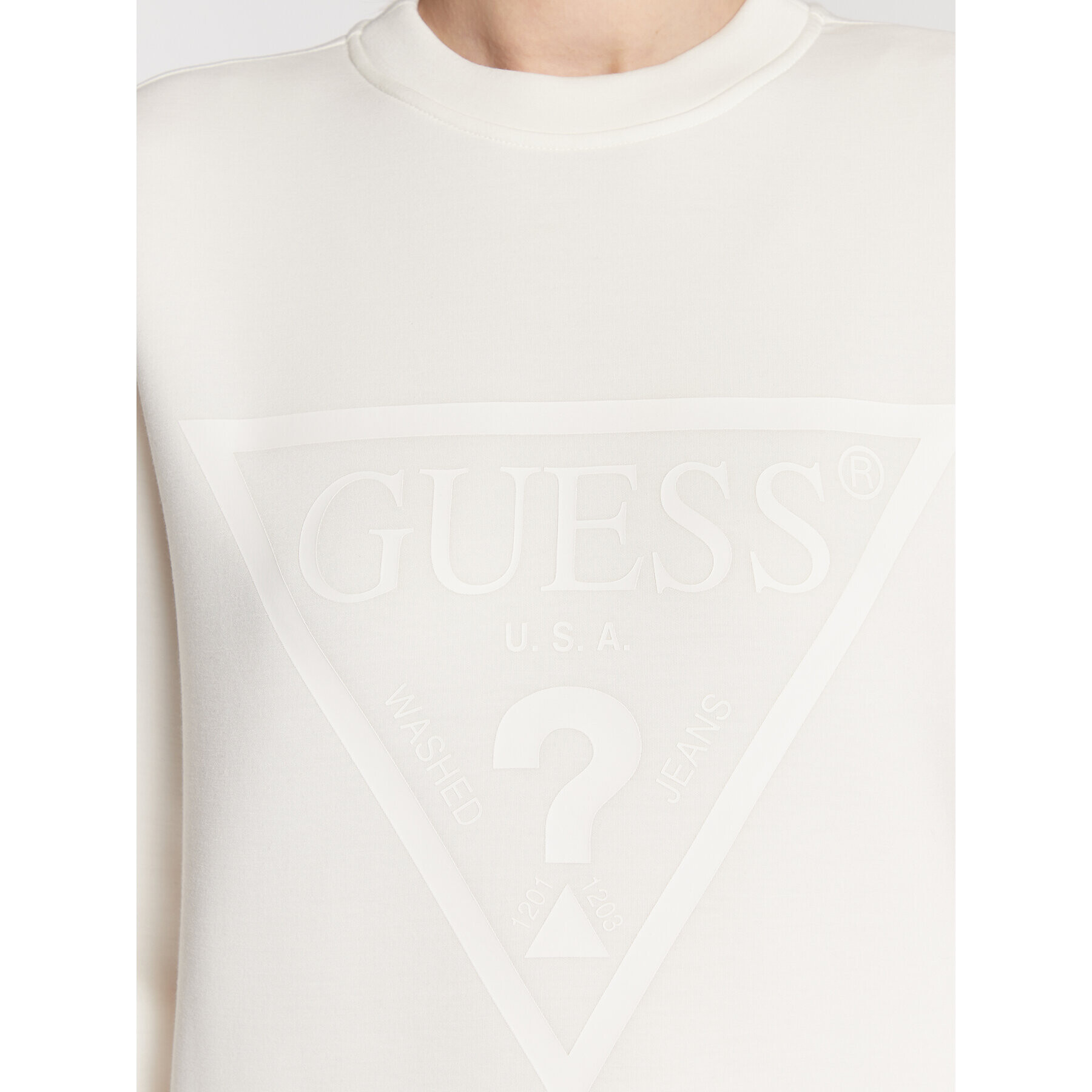 Guess Суитшърт V3RQ19 K7UW2 Екрю Regular Fit - Pepit.bg